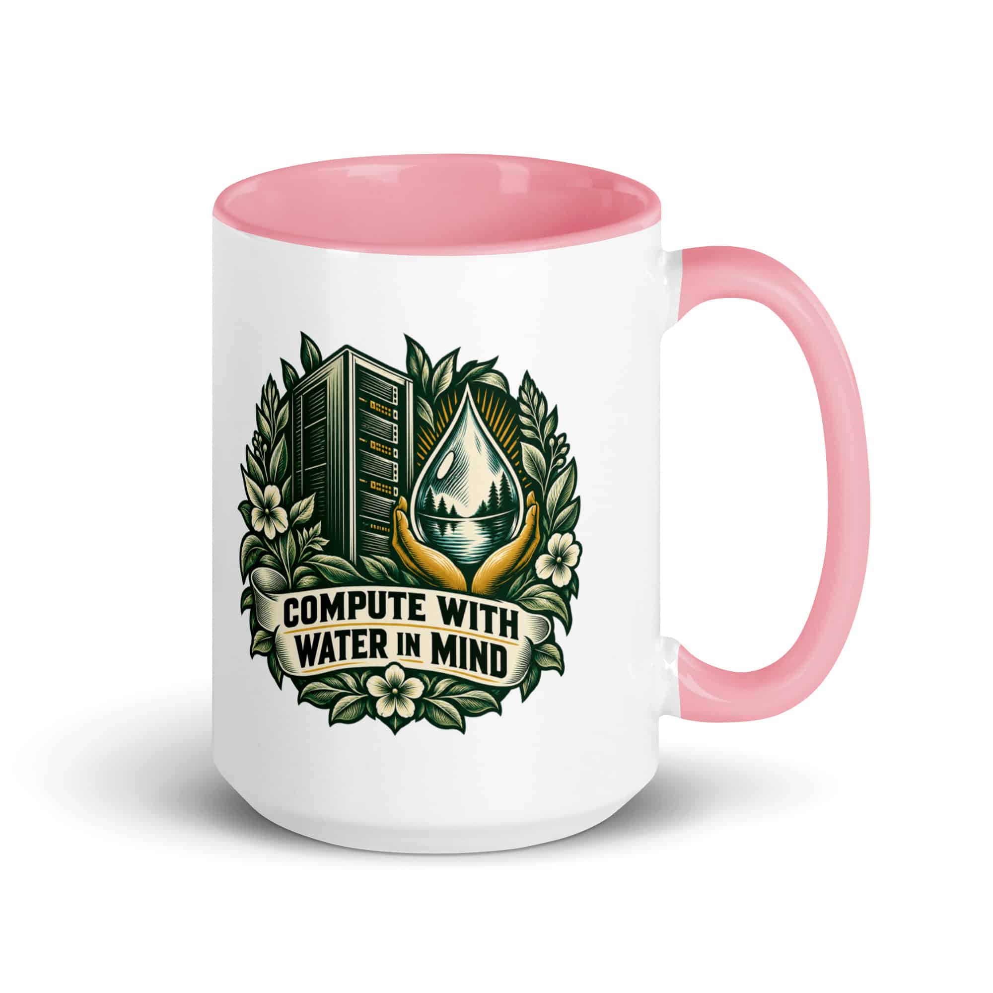 Color Inside Coffee Mug: Compute with water in mind