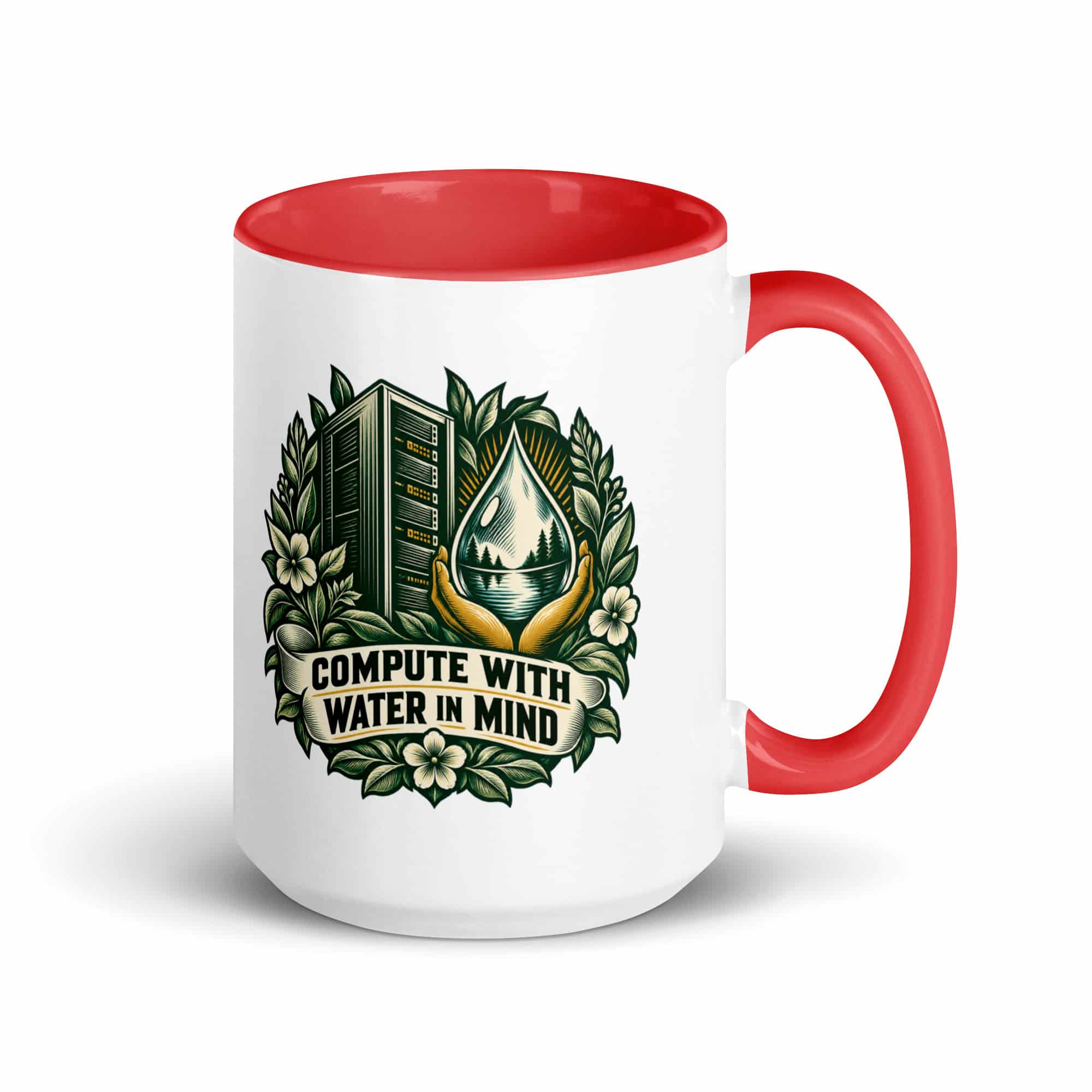 Color Inside Coffee Mug: Compute with water in mind