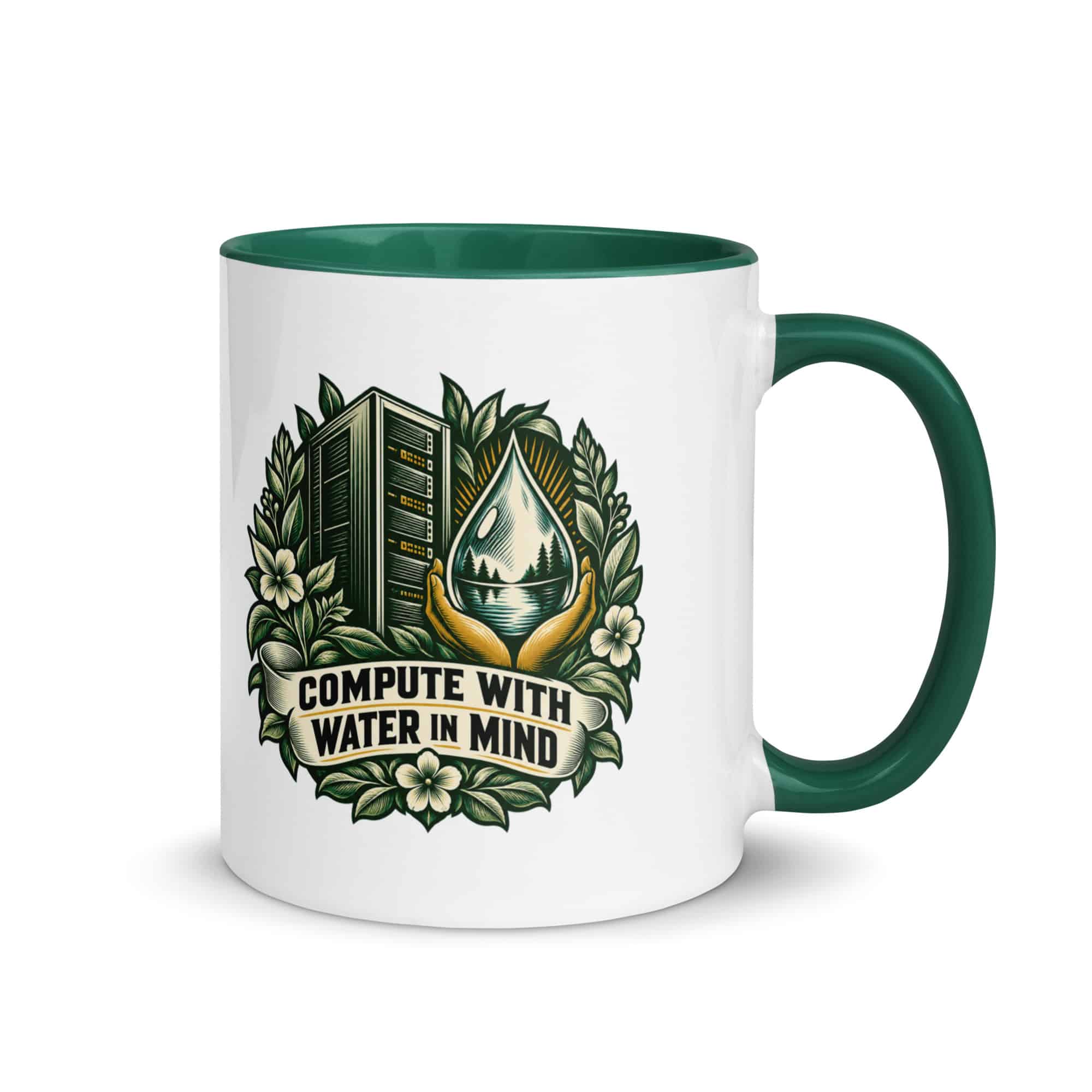 Color Inside Coffee Mug: Compute with water in mind