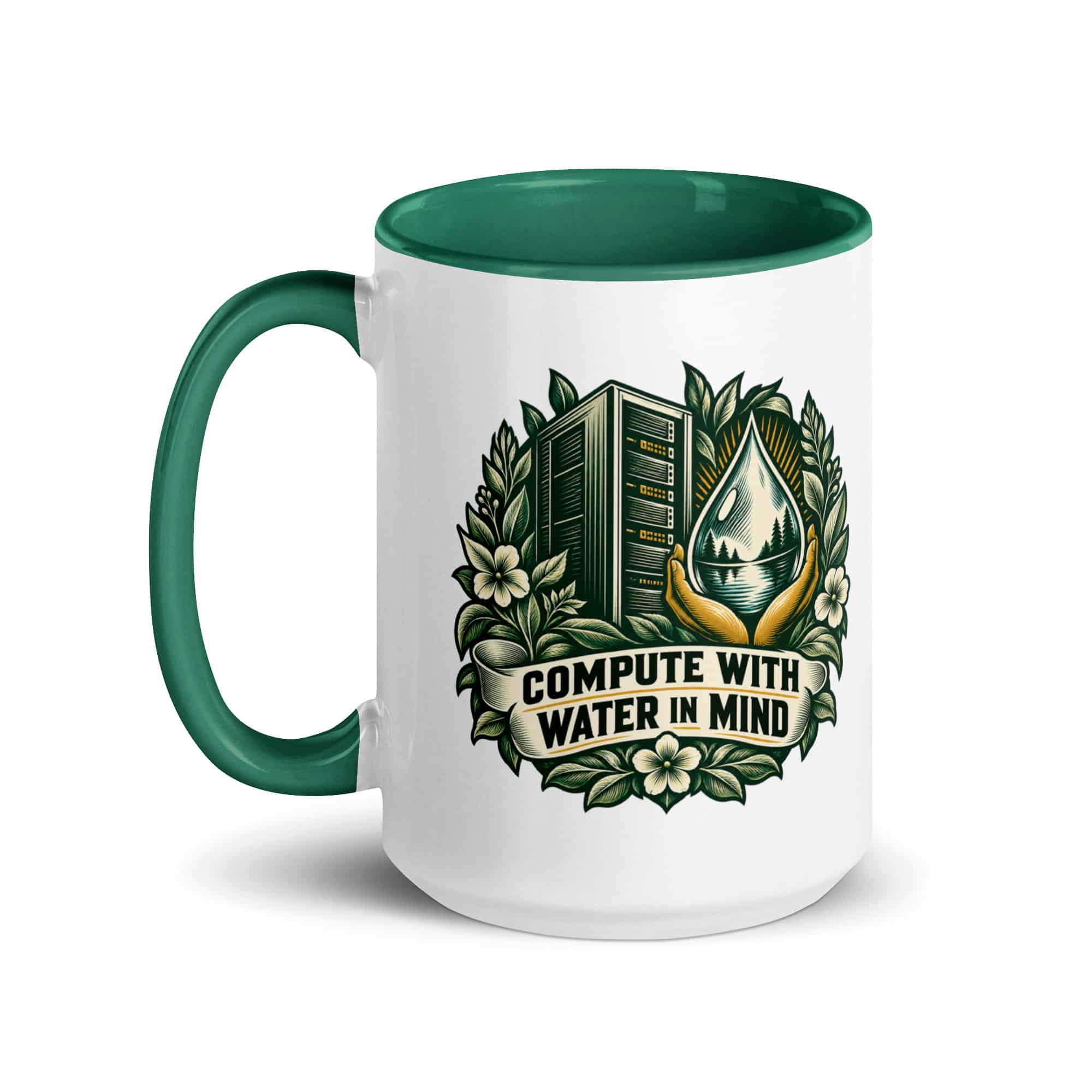 Color Inside Coffee Mug: Compute with water in mind