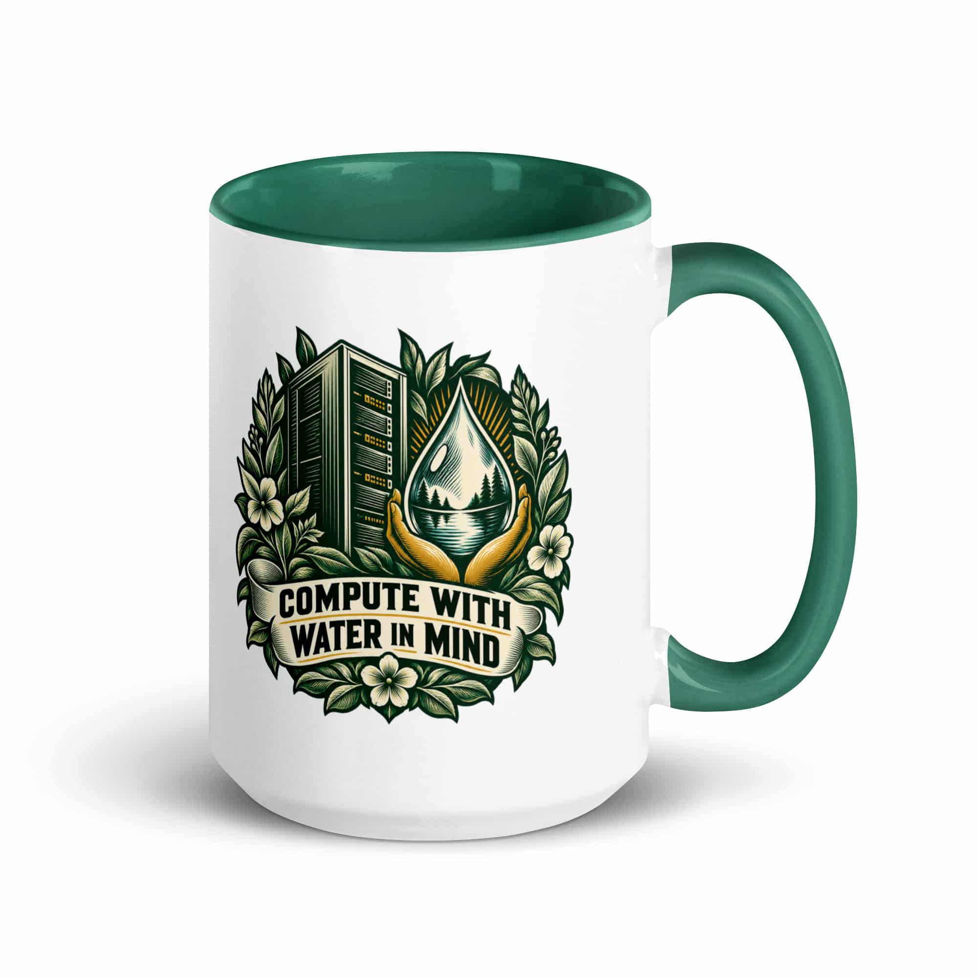Color Inside Coffee Mug: Compute with water in mind