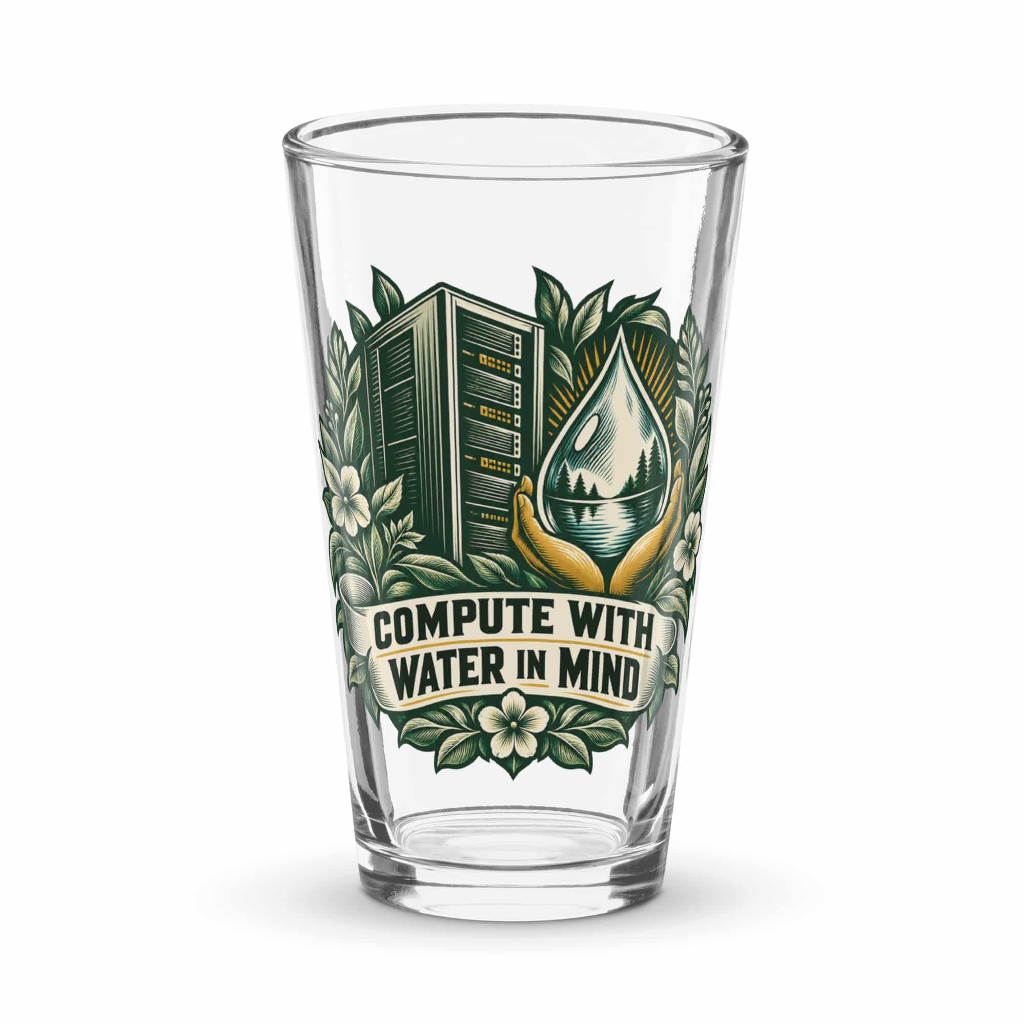 Pint Glass: Compute with water in mind