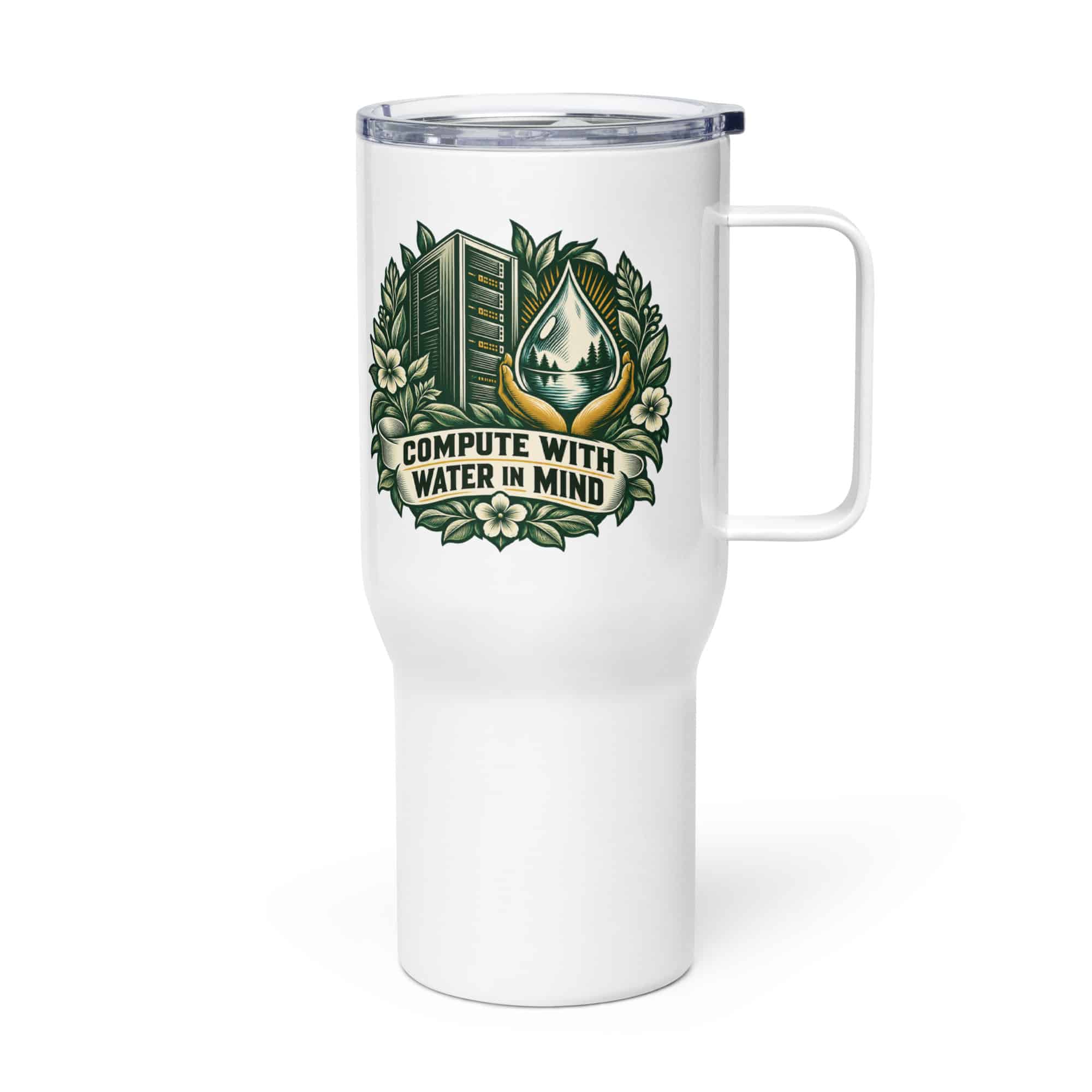 Travel Mug: Compute with water in mind