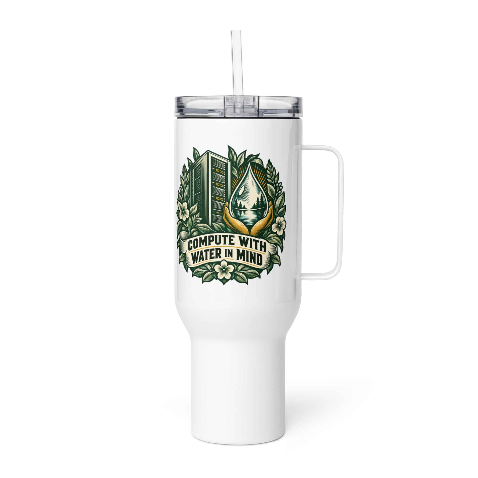 Travel Mug: Compute with water in mind