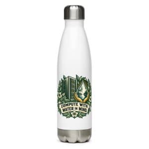 Stainless Steel Water Bottle: Compute with water in mind - 17 oz - Main