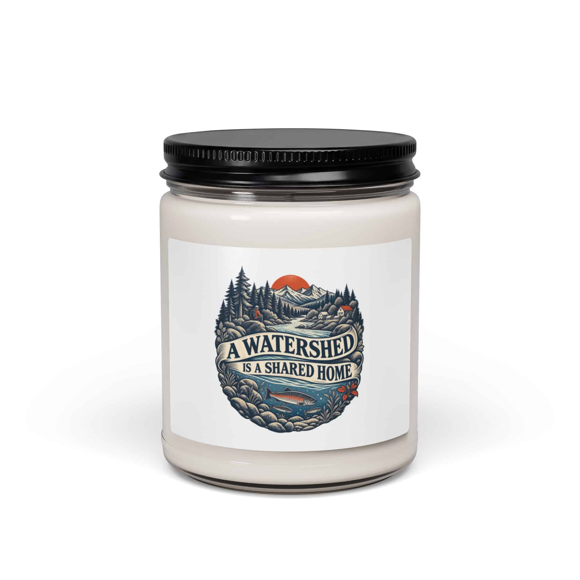 Soy Wax Candle: A watershed is a shared home