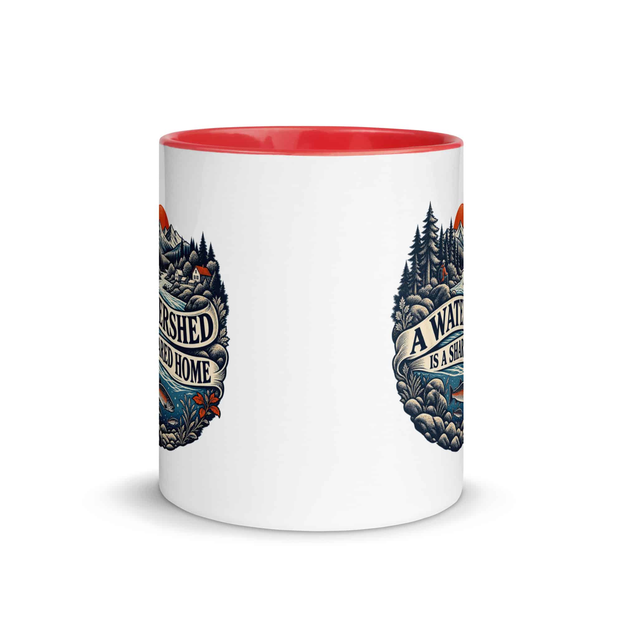 Color Inside Coffee Mug: A watershed is a shared home
