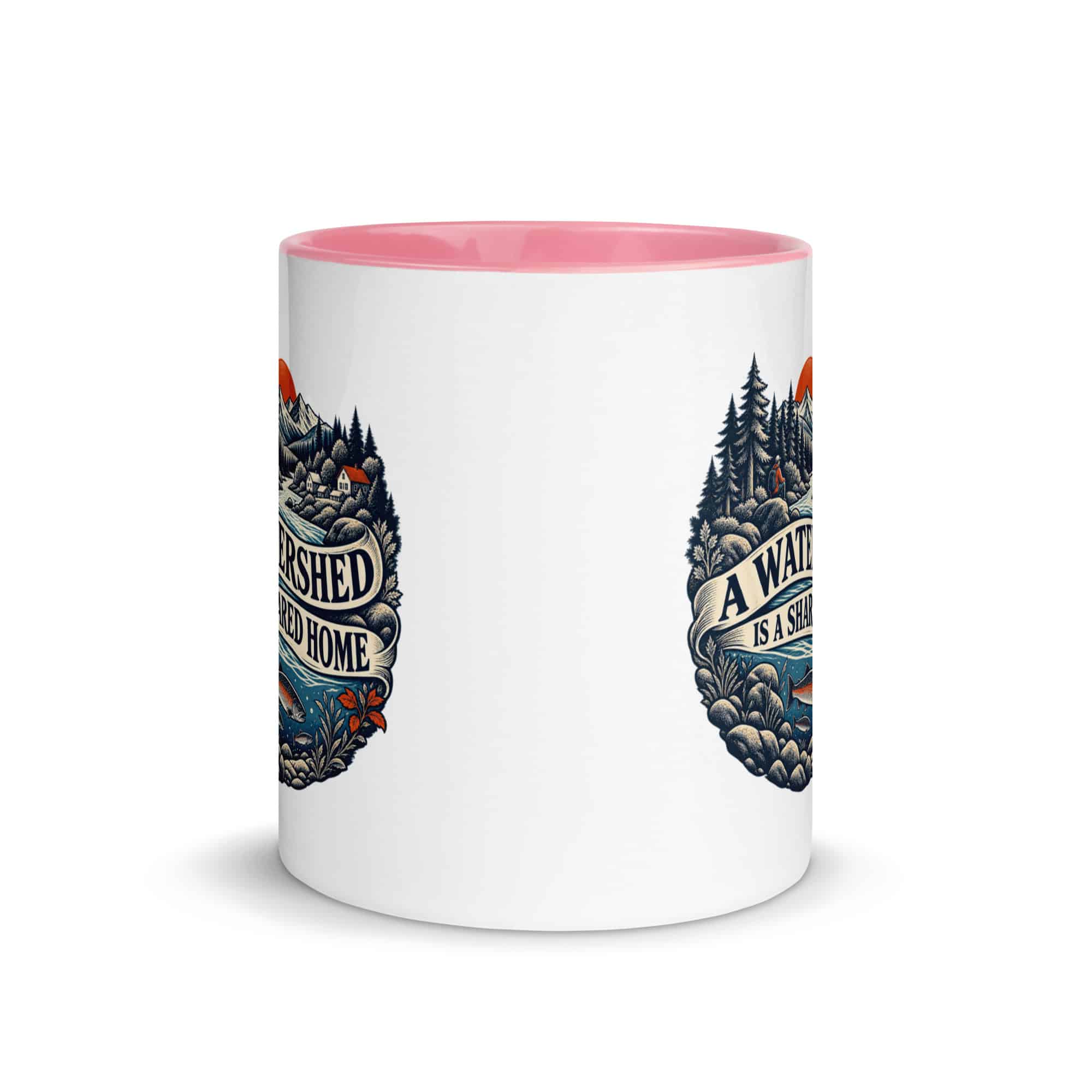 Color Inside Coffee Mug: A watershed is a shared home
