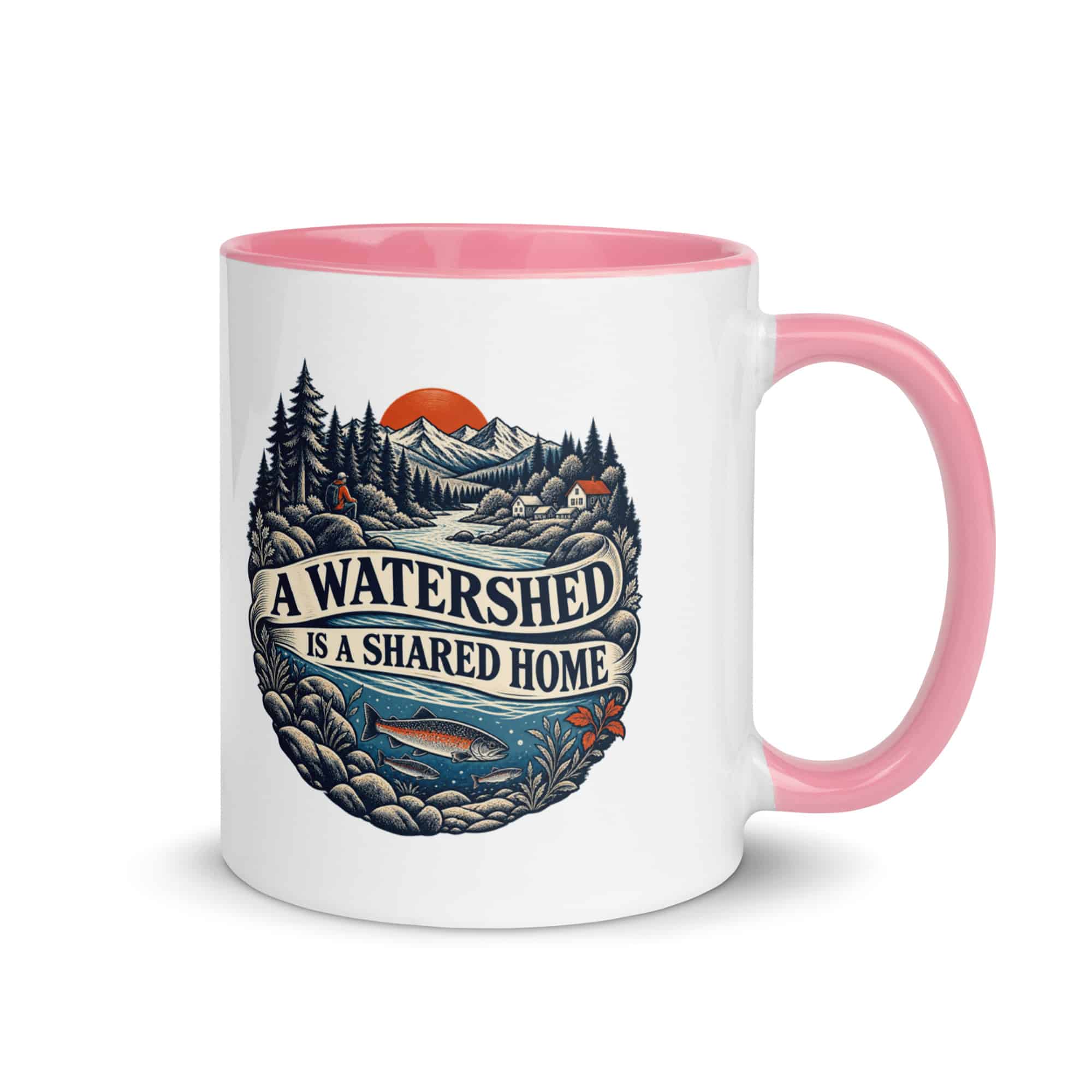 Color Inside Coffee Mug: A watershed is a shared home