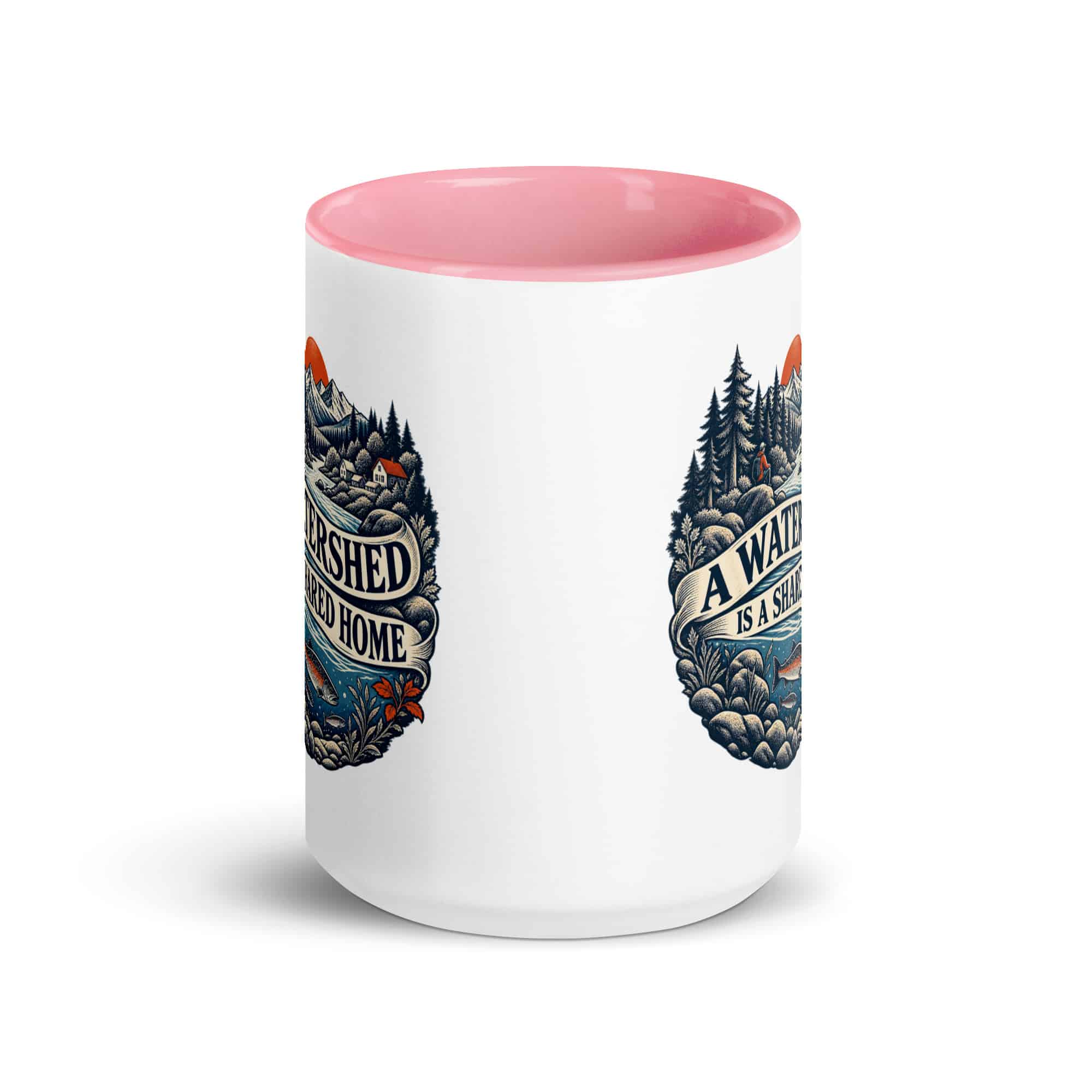 Color Inside Coffee Mug: A watershed is a shared home