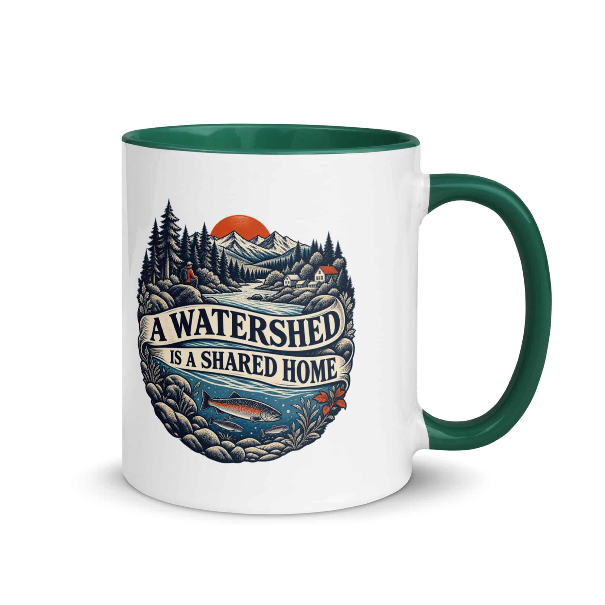 Color Inside Coffee Mug: A watershed is a shared home