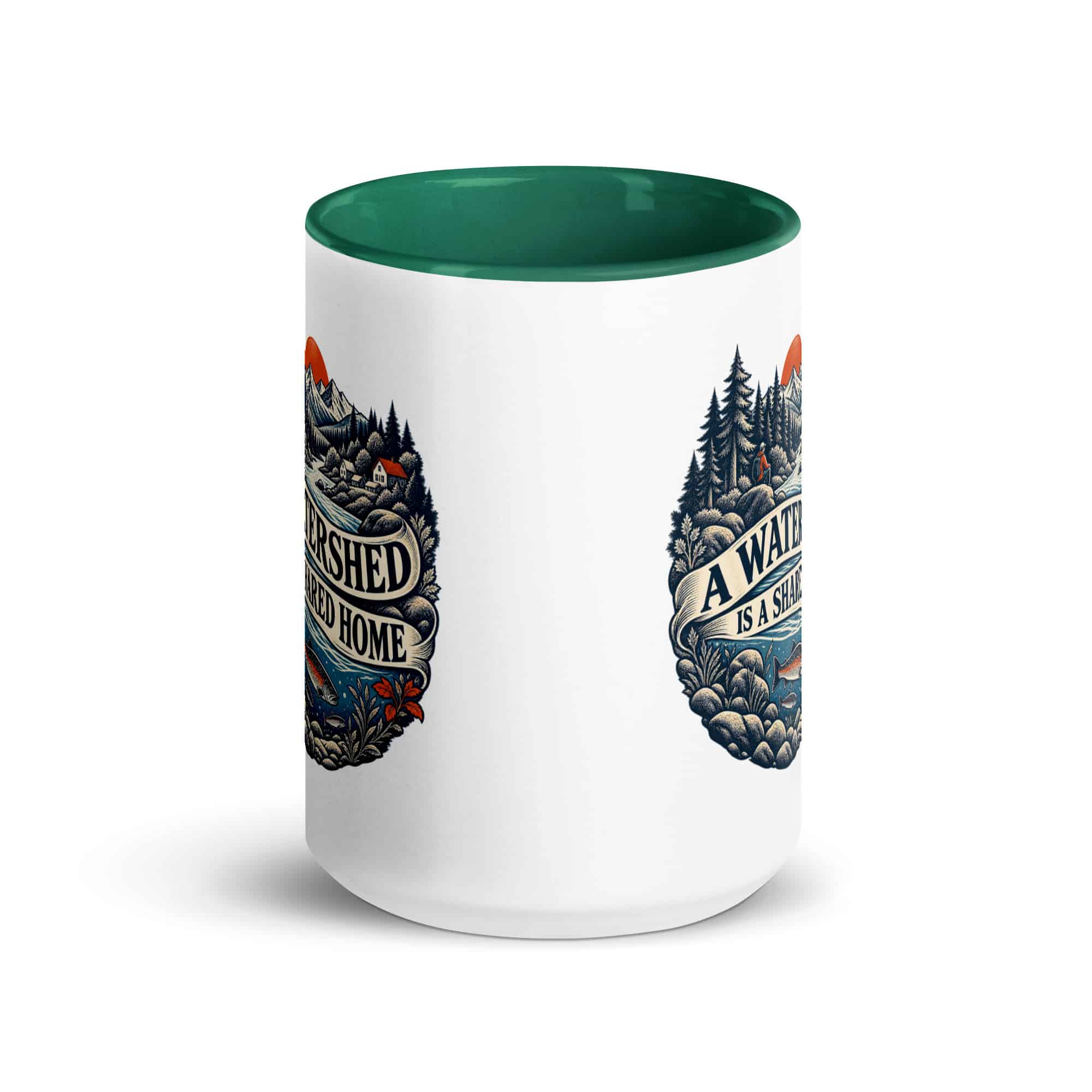 Color Inside Coffee Mug: A watershed is a shared home