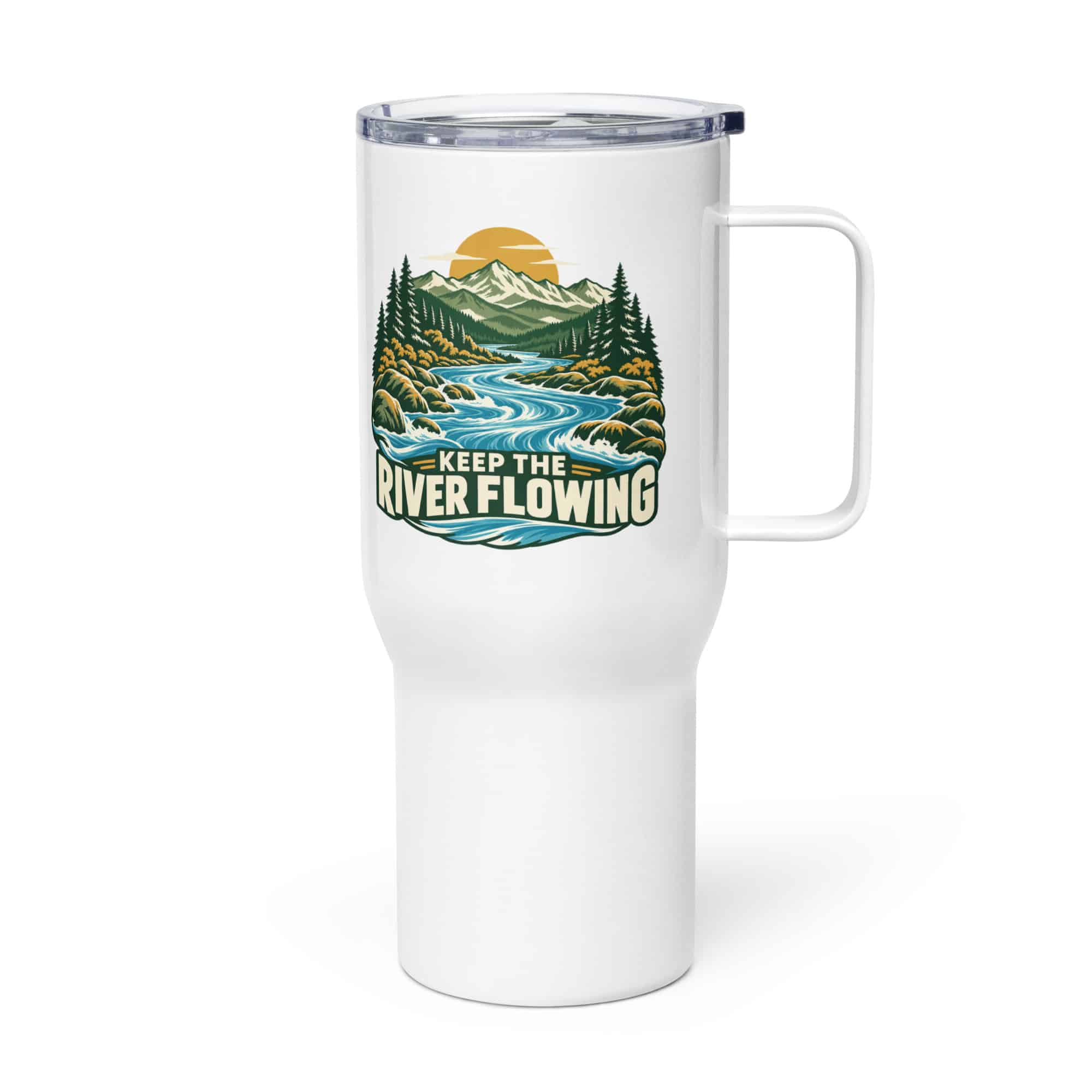 Travel Mug: Keep the river flowing