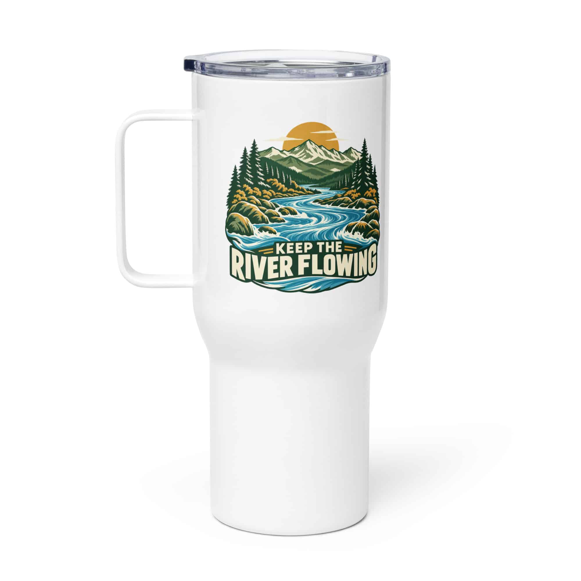 Travel Mug: Keep the river flowing