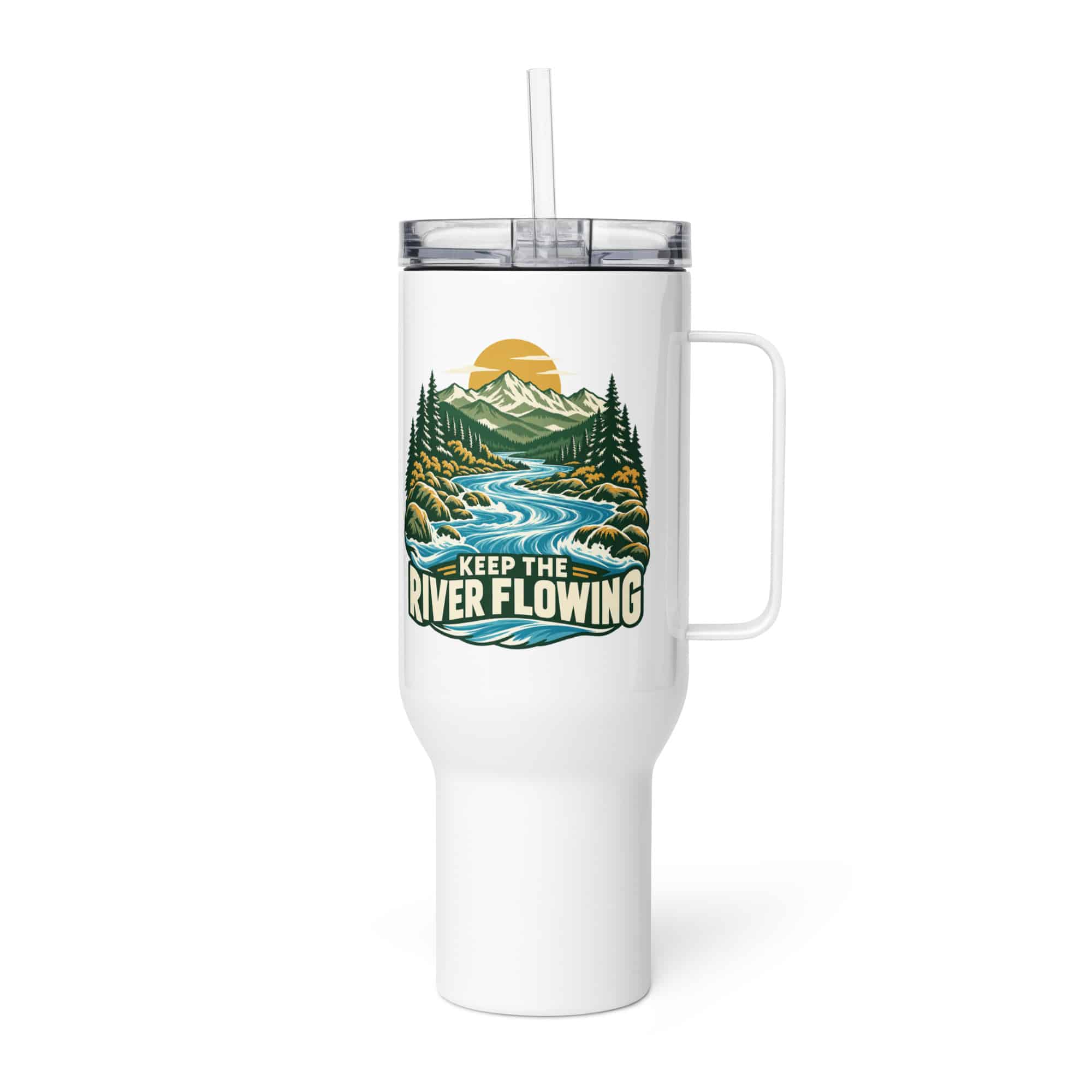 Travel Mug: Keep the river flowing