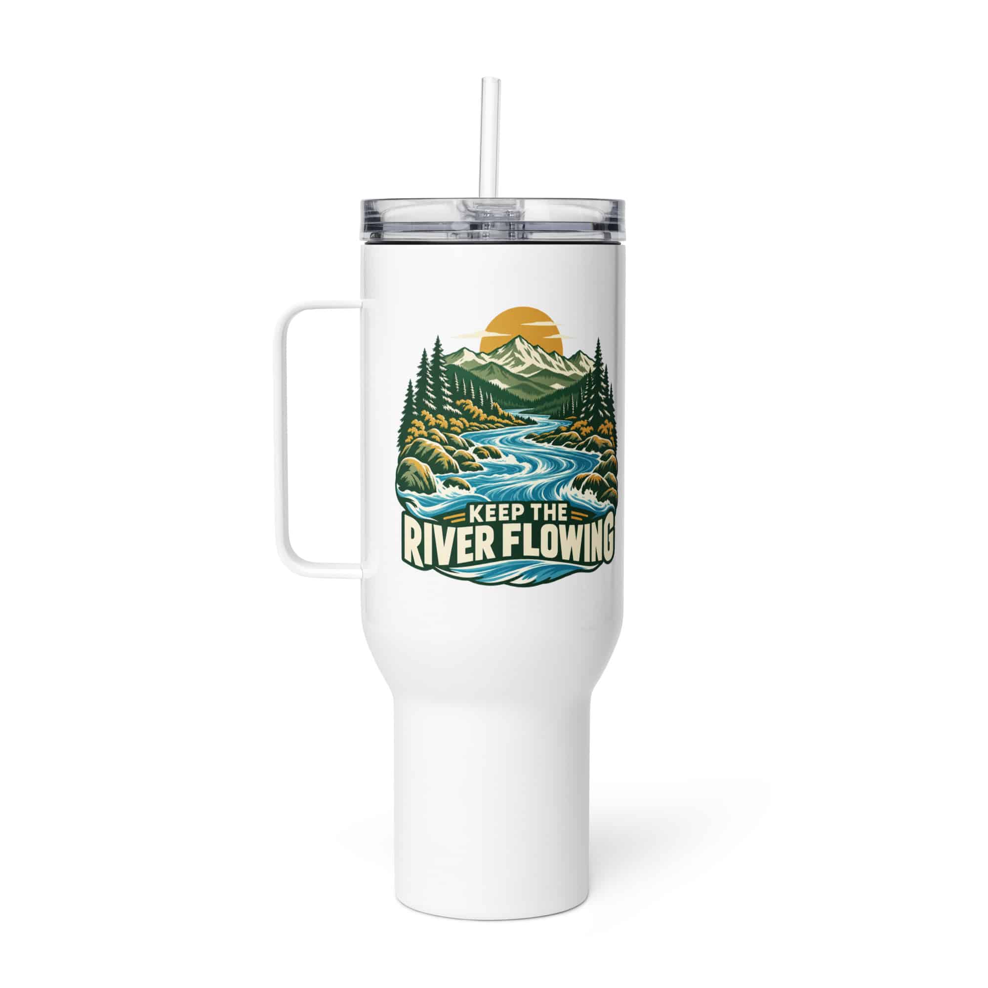 Travel Mug: Keep the river flowing
