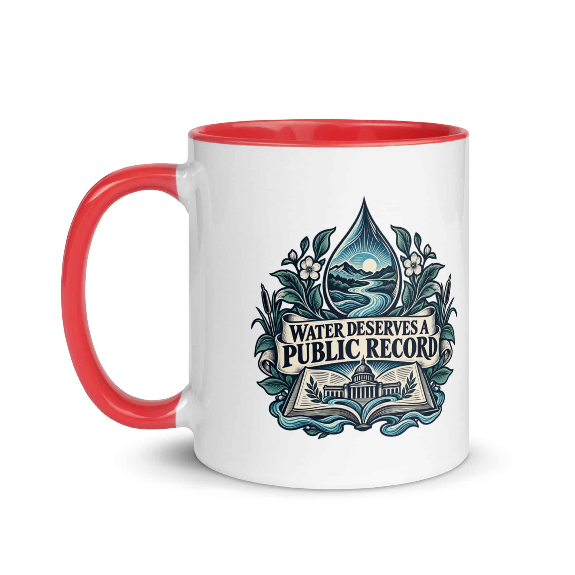 Color Inside Coffee Mug: Water deserves a public record