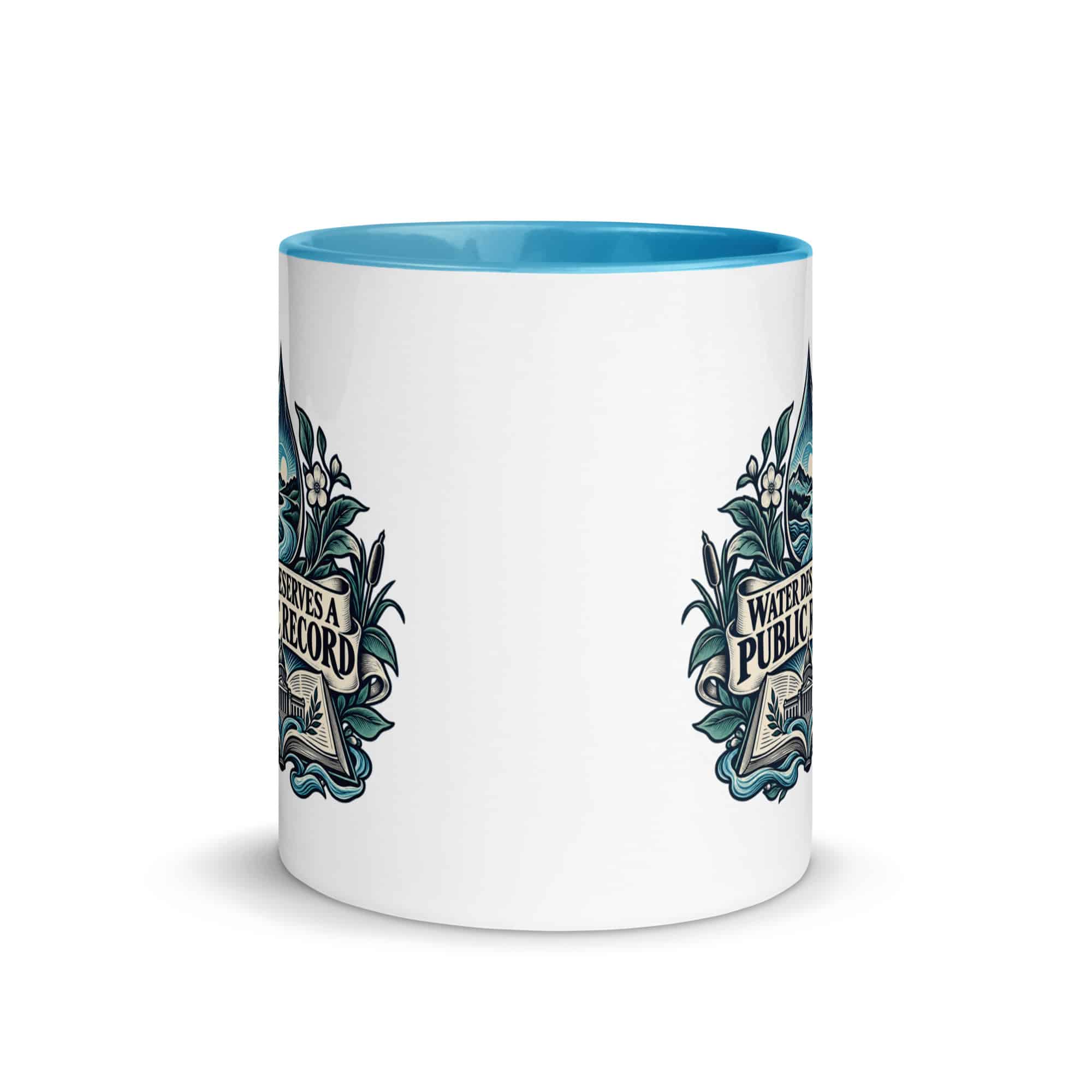 Color Inside Coffee Mug: Water deserves a public record