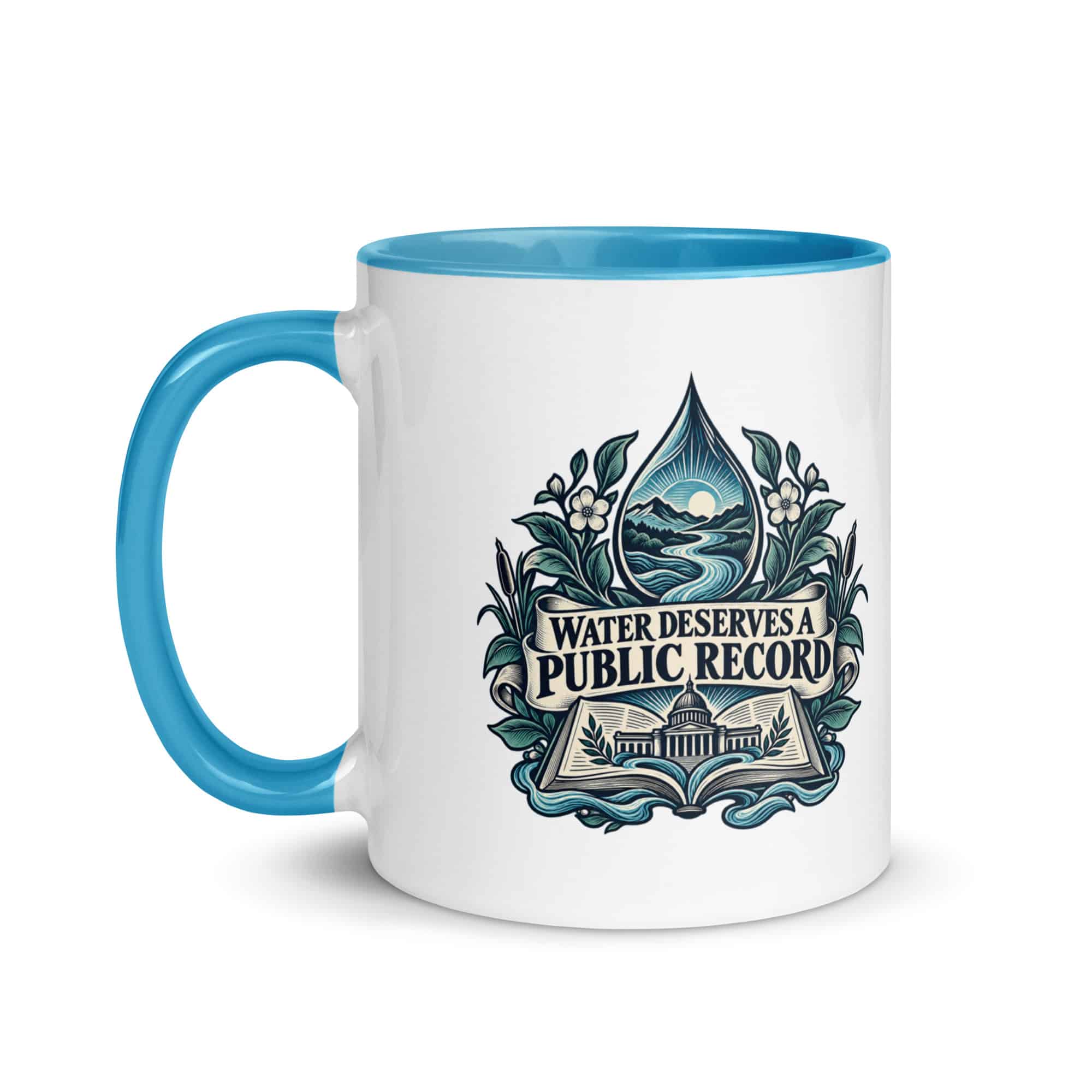 Color Inside Coffee Mug: Water deserves a public record