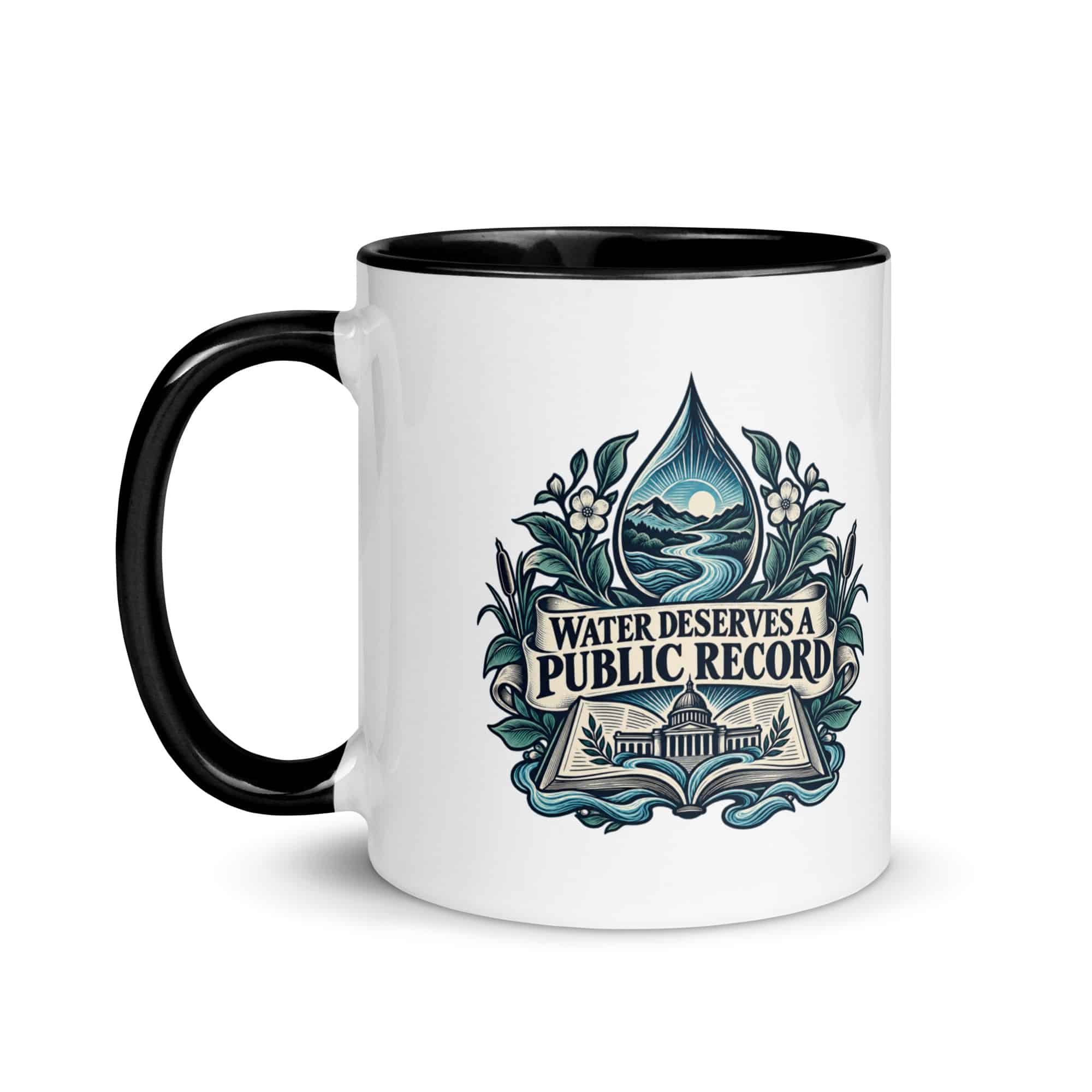 Color Inside Coffee Mug: Water deserves a public record