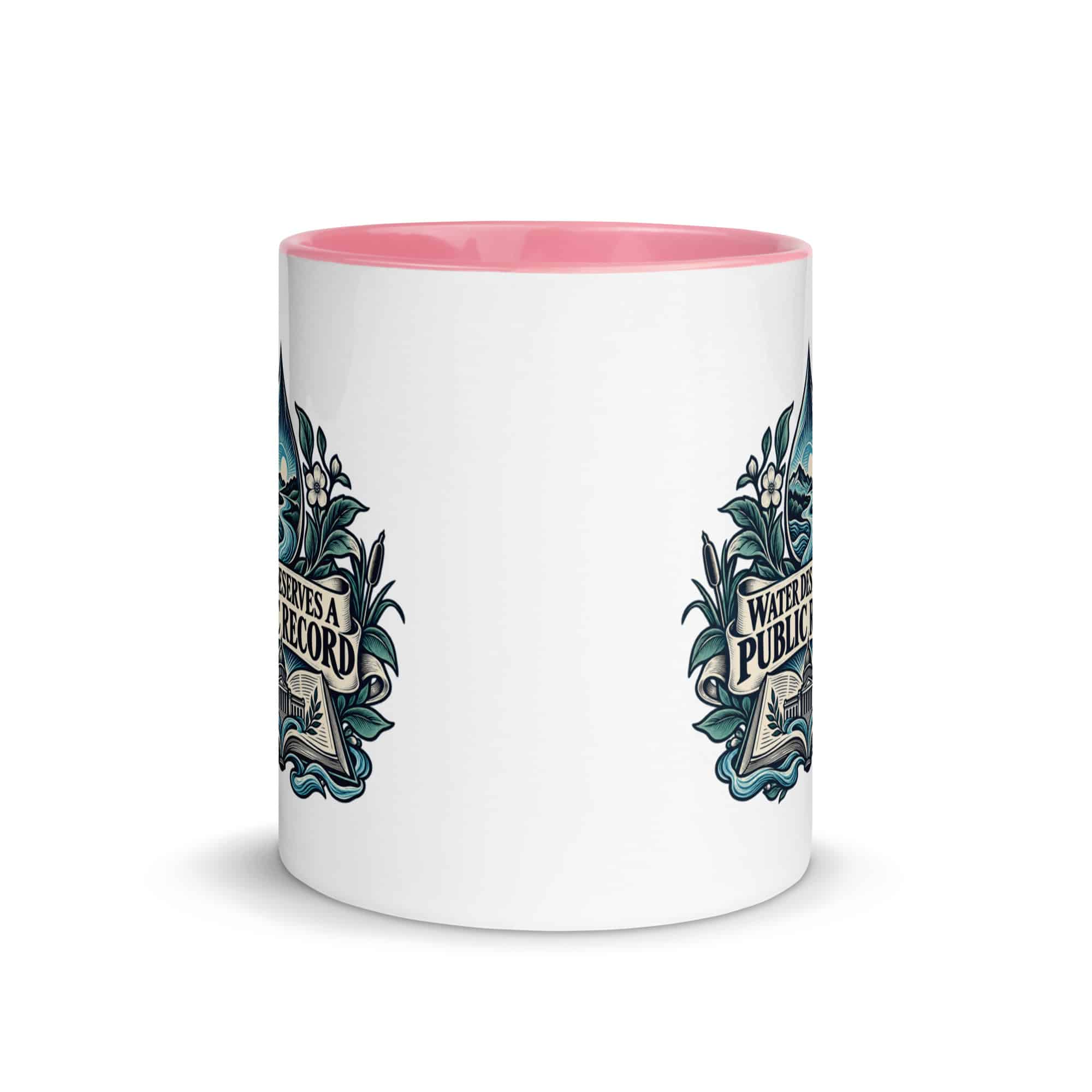 Color Inside Coffee Mug: Water deserves a public record