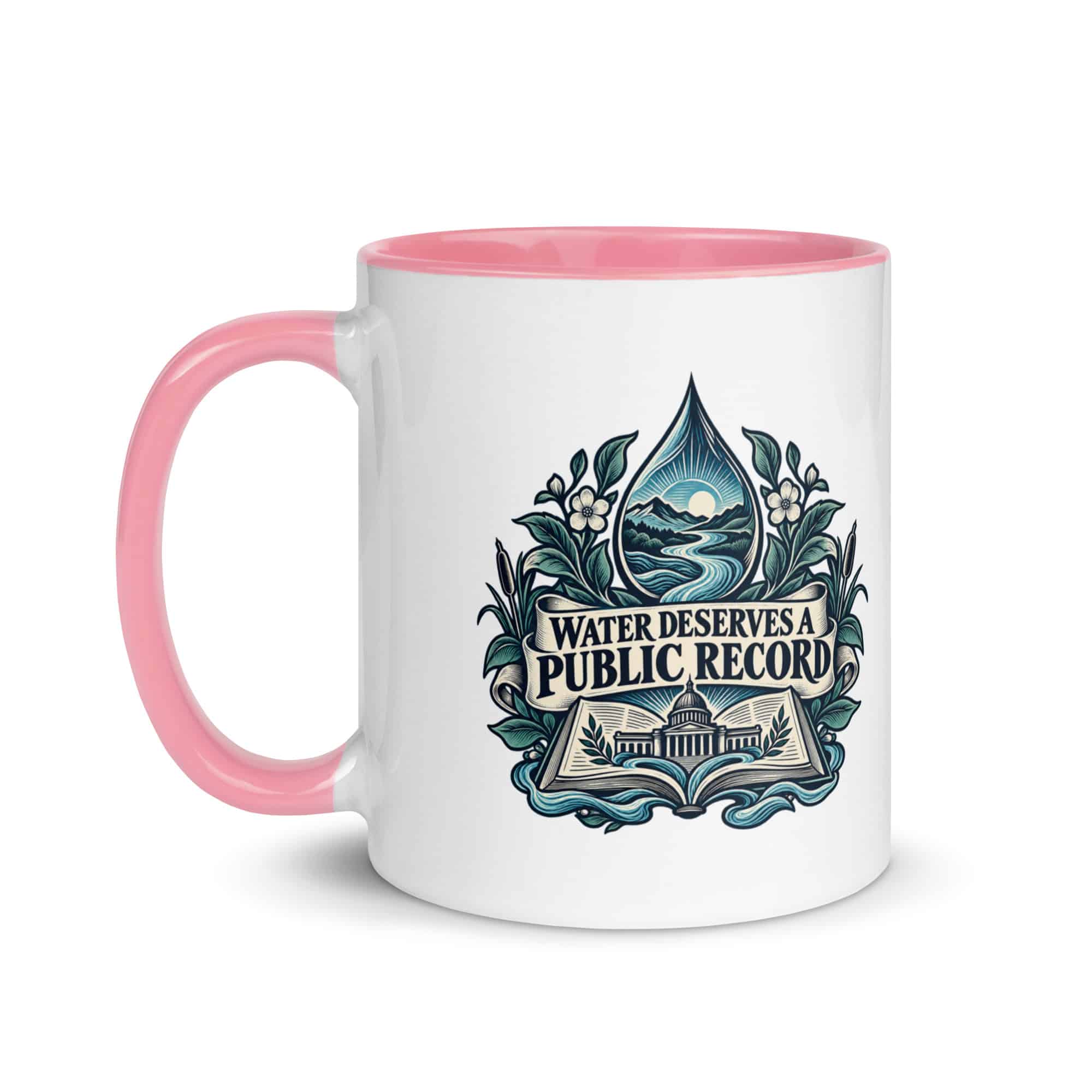 Color Inside Coffee Mug: Water deserves a public record