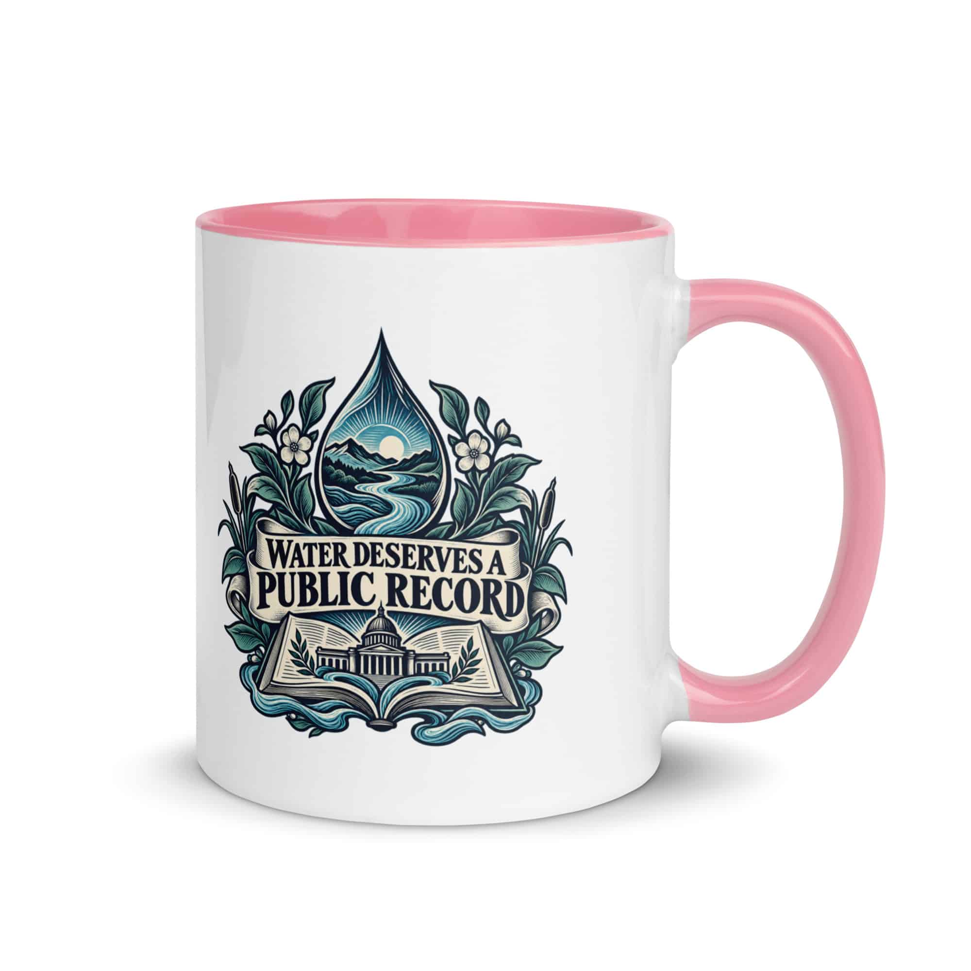 Color Inside Coffee Mug: Water deserves a public record