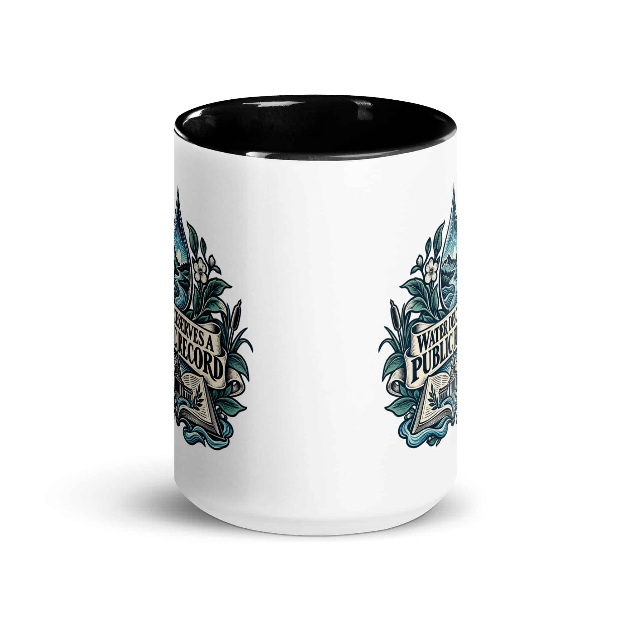 Color Inside Coffee Mug: Water deserves a public record
