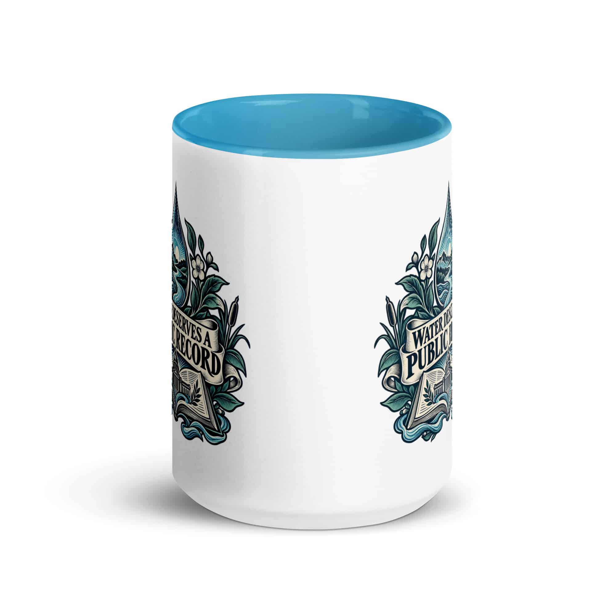 Color Inside Coffee Mug: Water deserves a public record