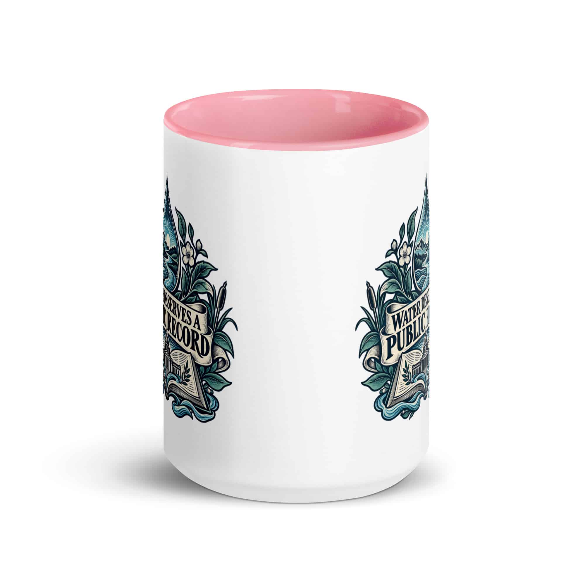 Color Inside Coffee Mug: Water deserves a public record