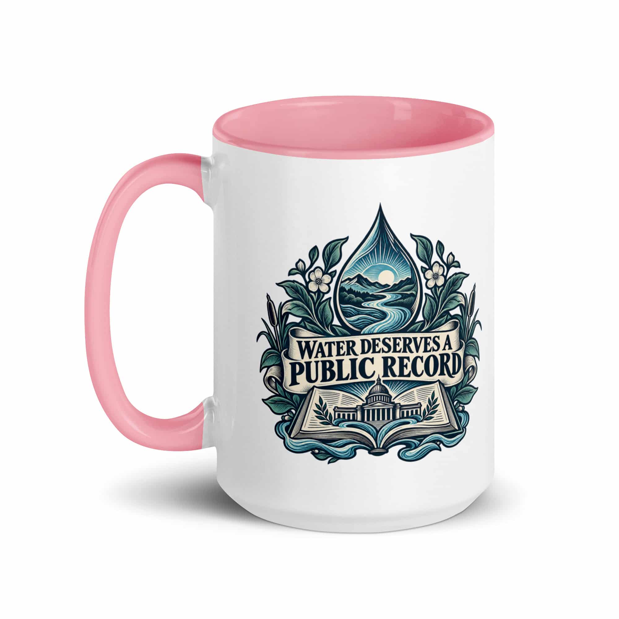Color Inside Coffee Mug: Water deserves a public record