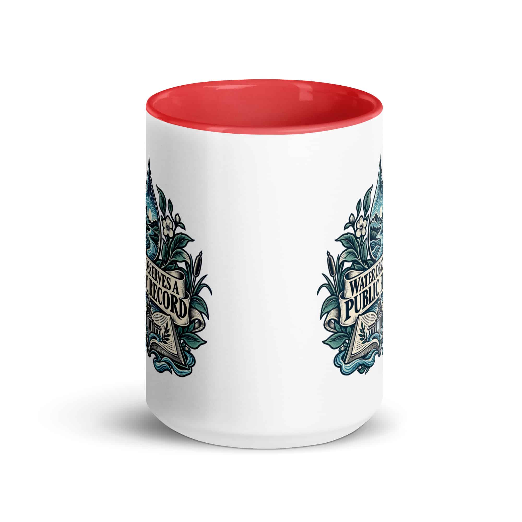Color Inside Coffee Mug: Water deserves a public record