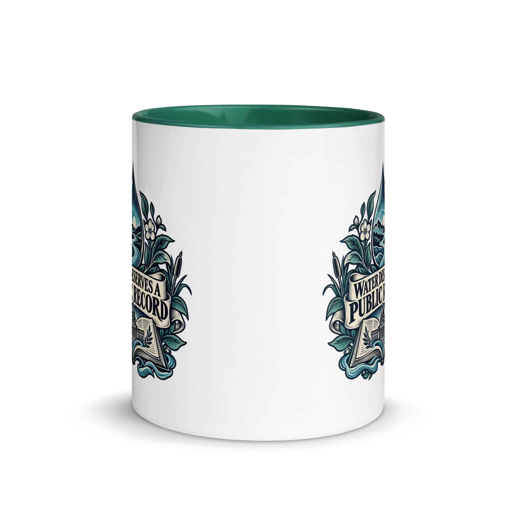 Color Inside Coffee Mug: Water deserves a public record