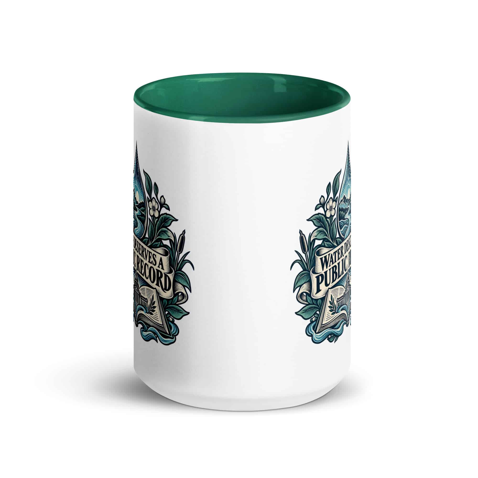 Color Inside Coffee Mug: Water deserves a public record