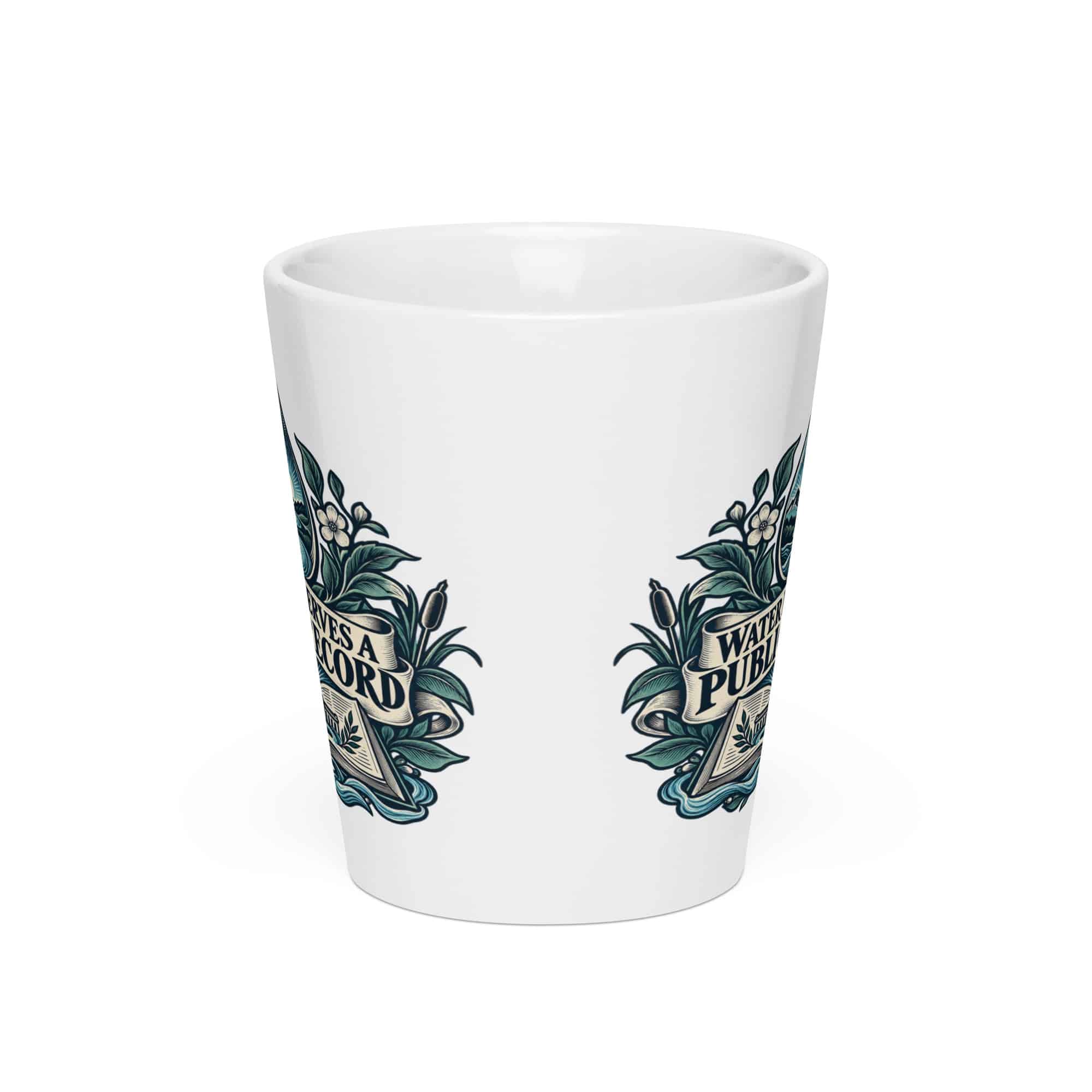 Latte Mug: Water deserves a public record