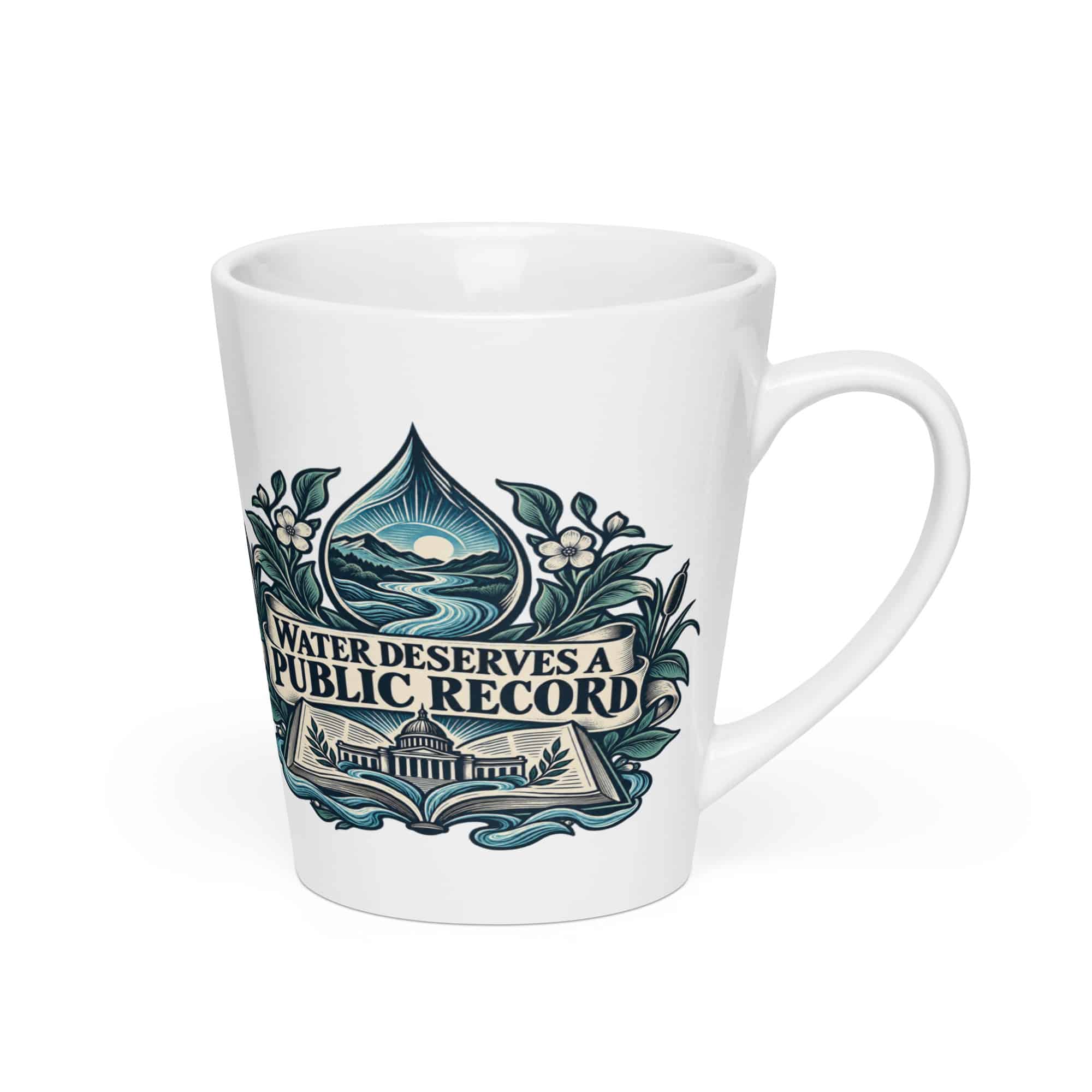 Latte Mug: Water deserves a public record