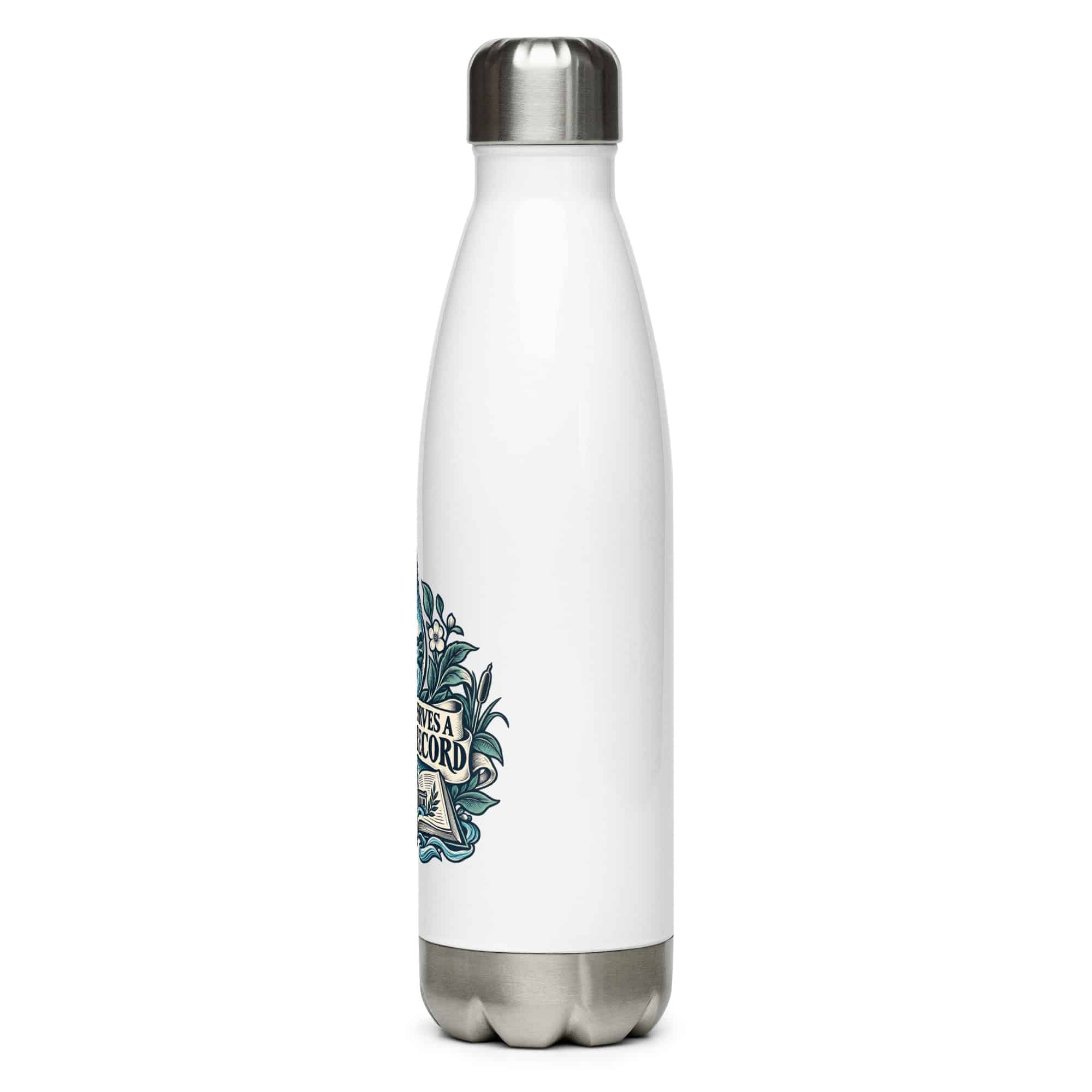 Stainless Steel Water Bottle: Water deserves a public record