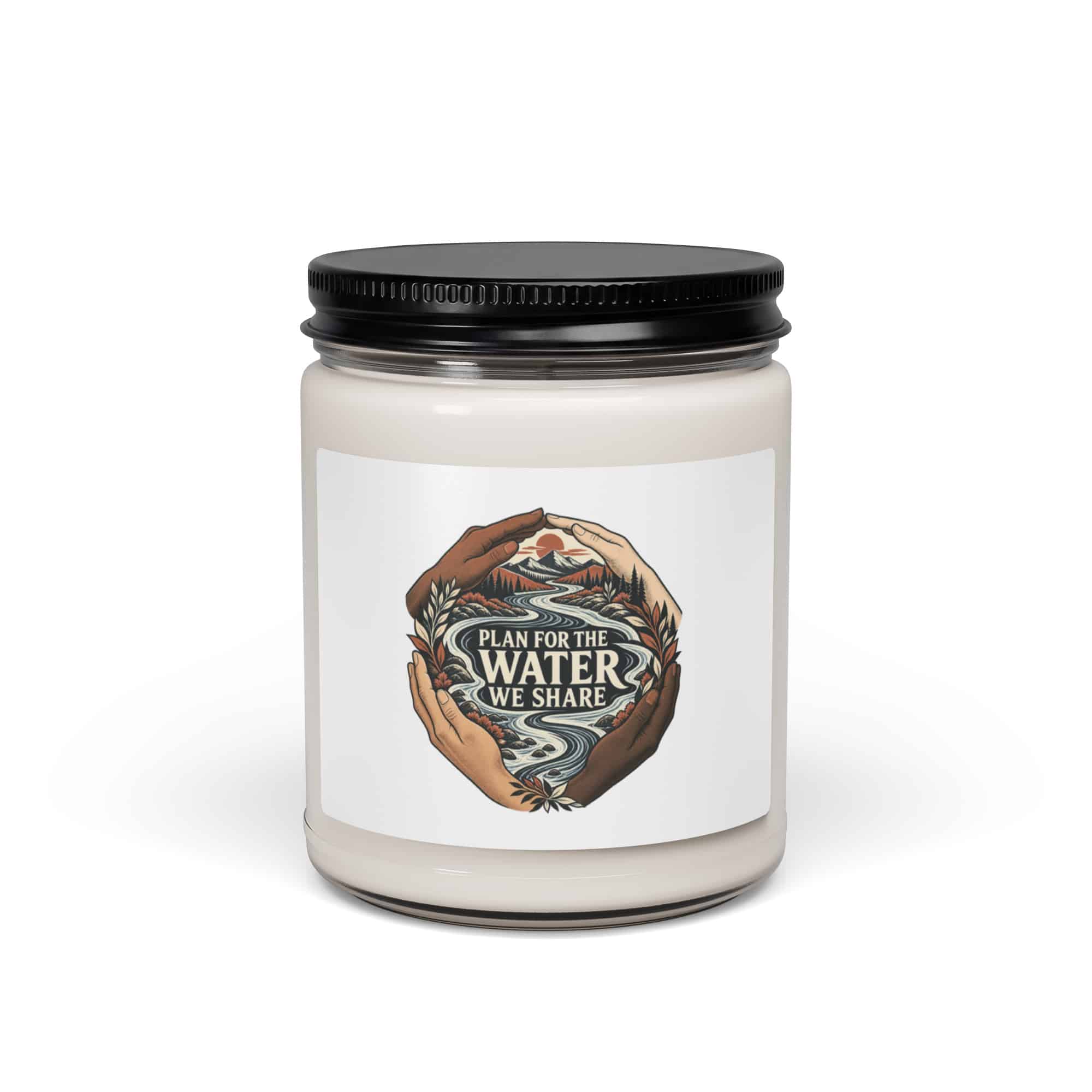 Soy Wax Candle: Plan for the water we share