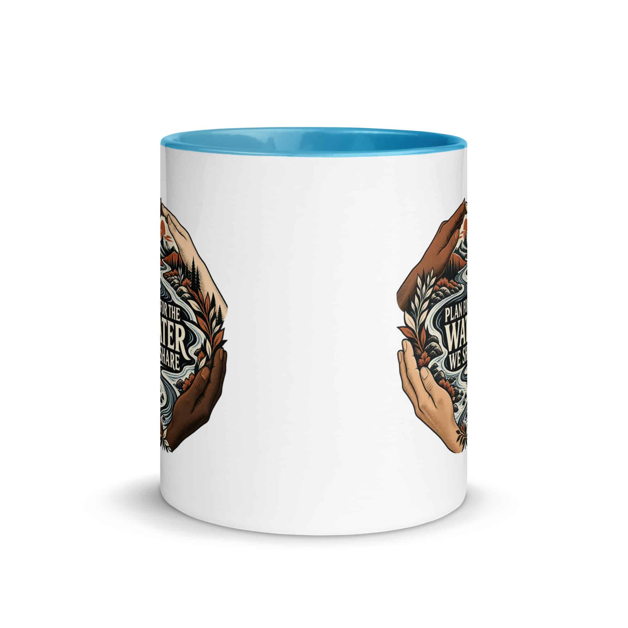 Color Inside Coffee Mug: Plan for the water we share