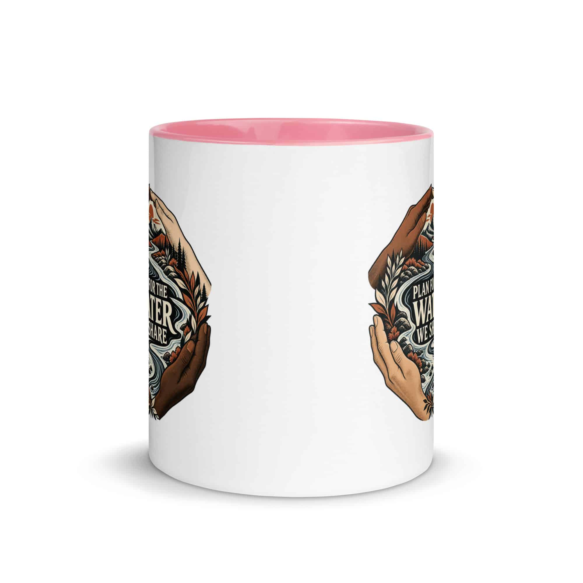 Color Inside Coffee Mug: Plan for the water we share