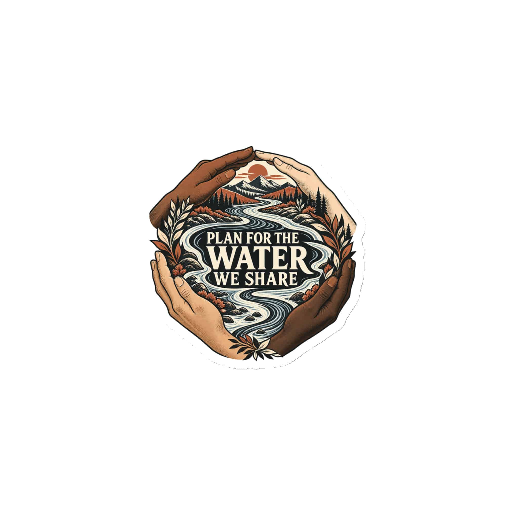 Die-Cut Magnet: Plan for the water we share