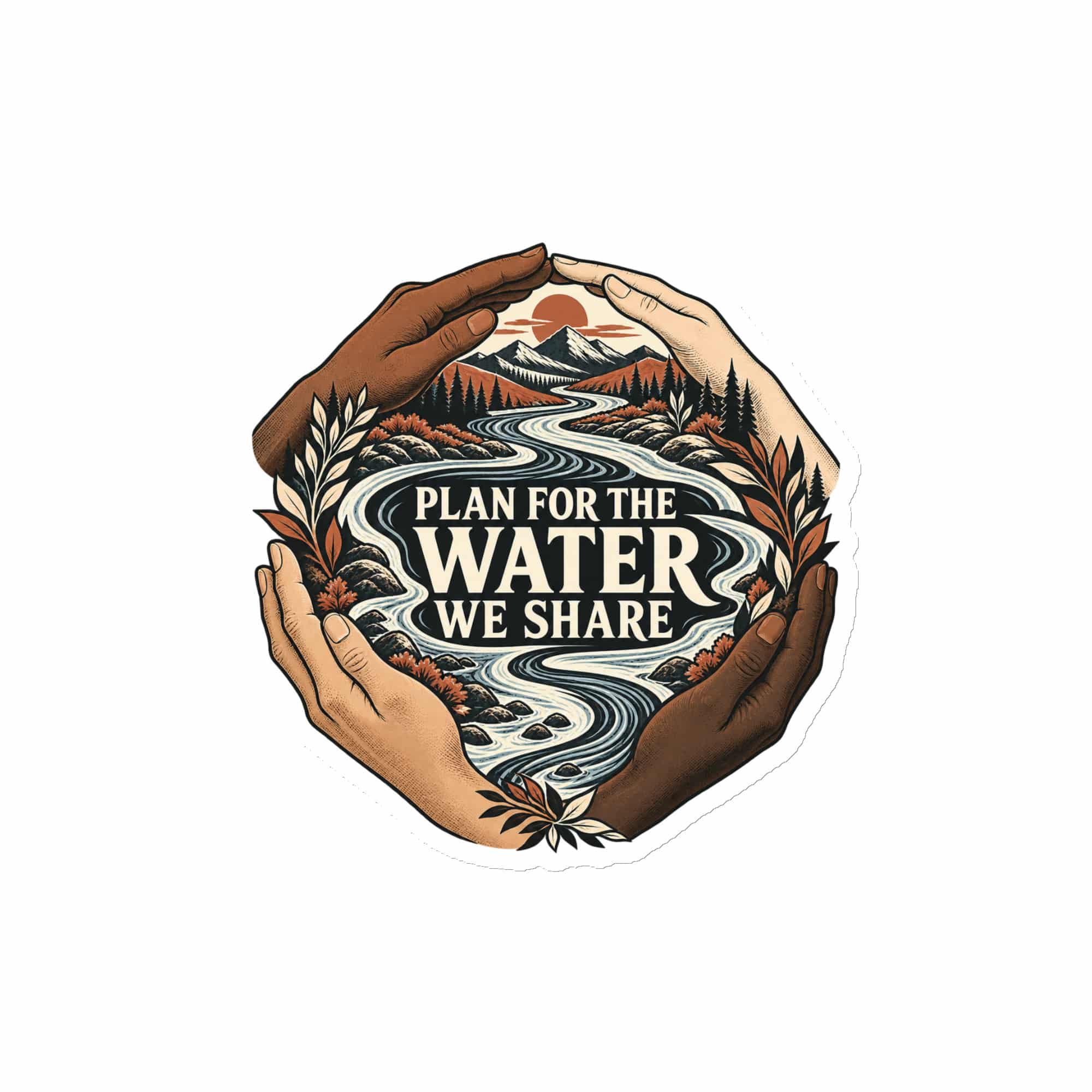Die-Cut Magnet: Plan for the water we share