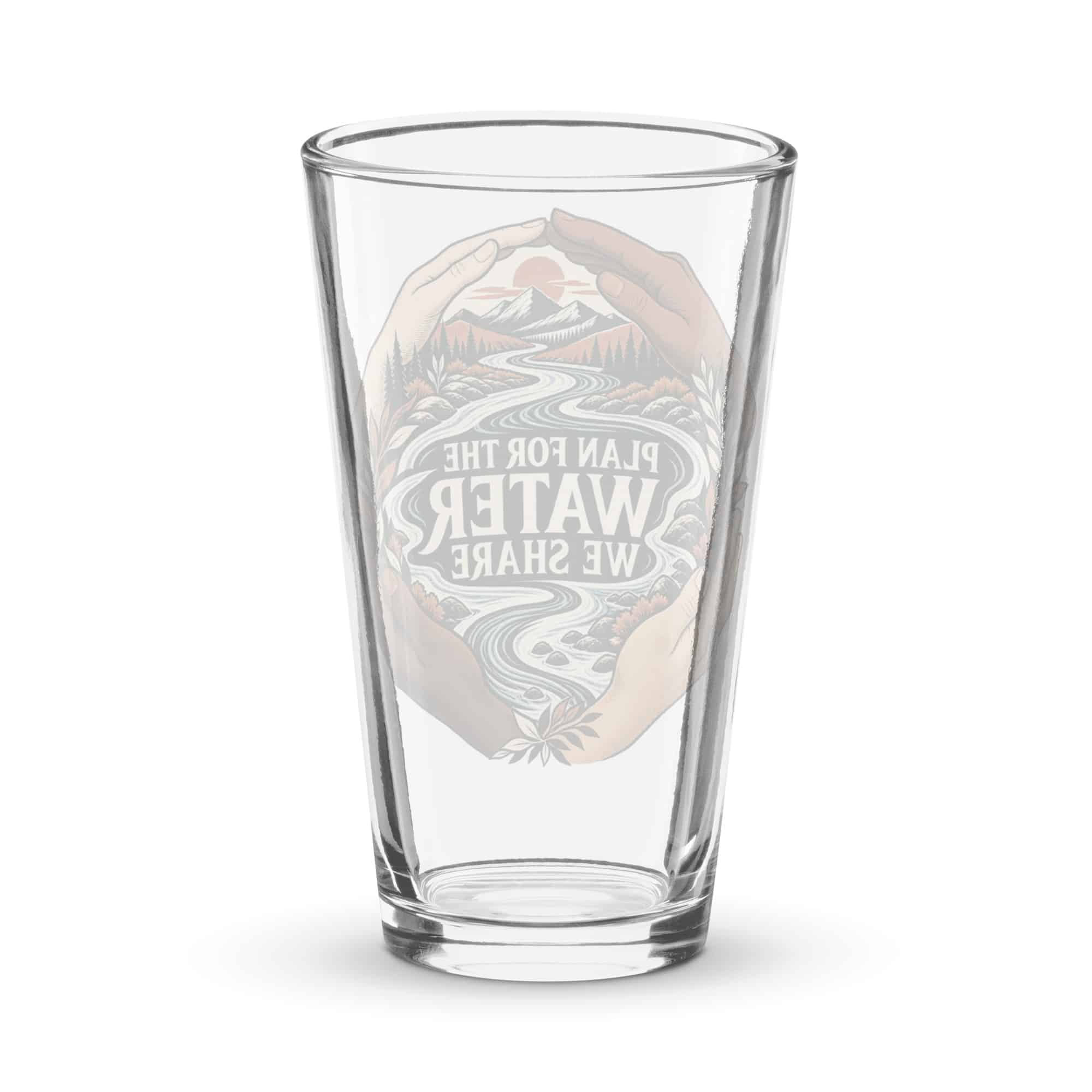 Pint Glass: Plan for the water we share