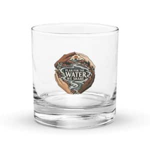 Rocks Glass: Plan for the water we share - 10.5 oz - Main