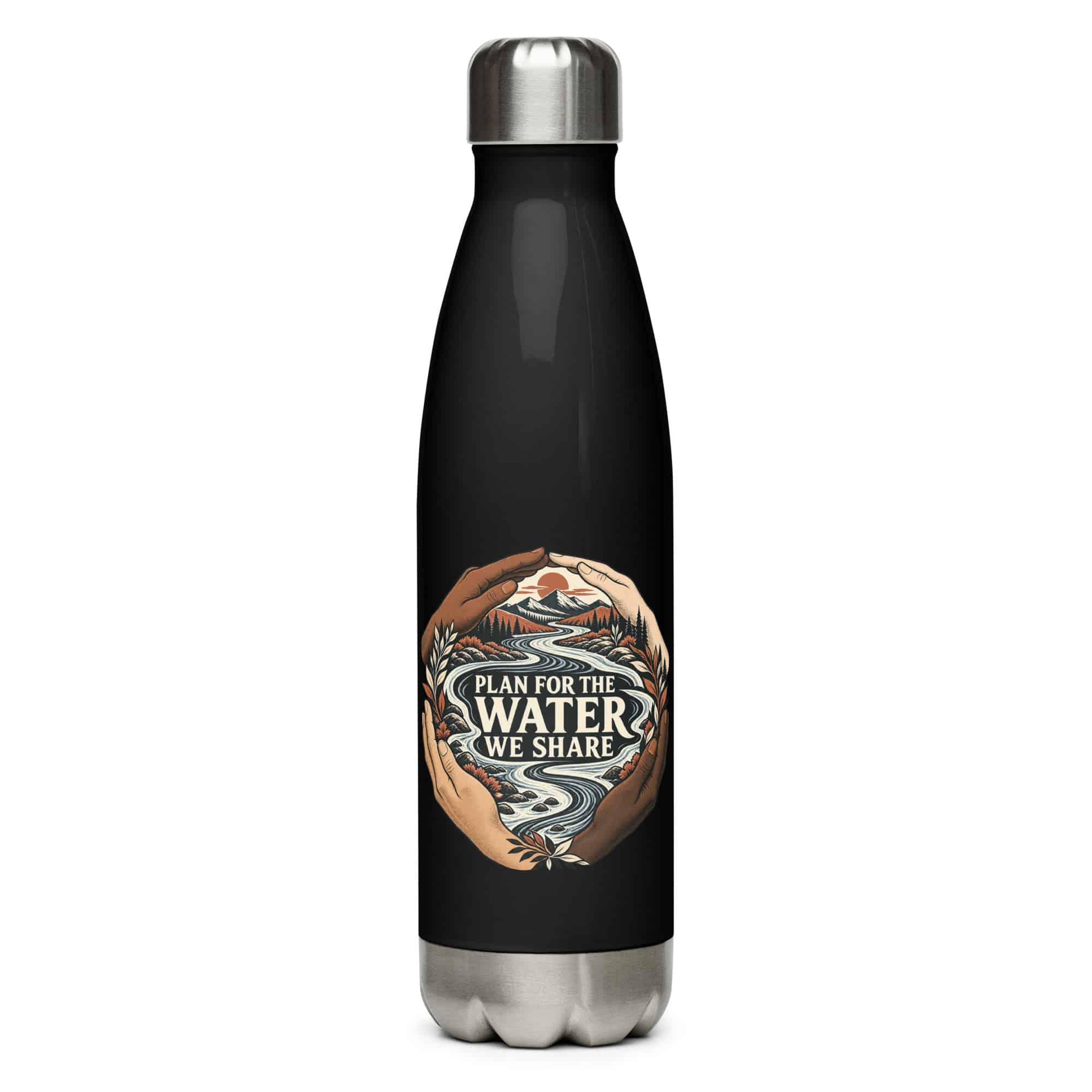 Stainless Steel Water Bottle: Plan for the water we share