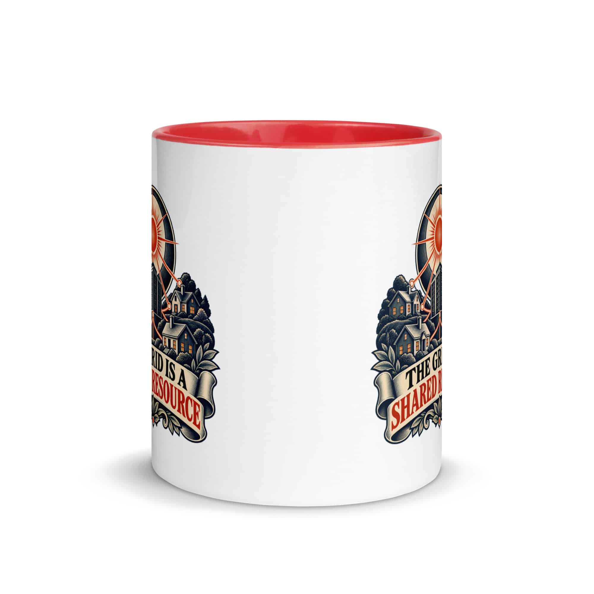 Color Inside Coffee Mug: The grid is a shared resource