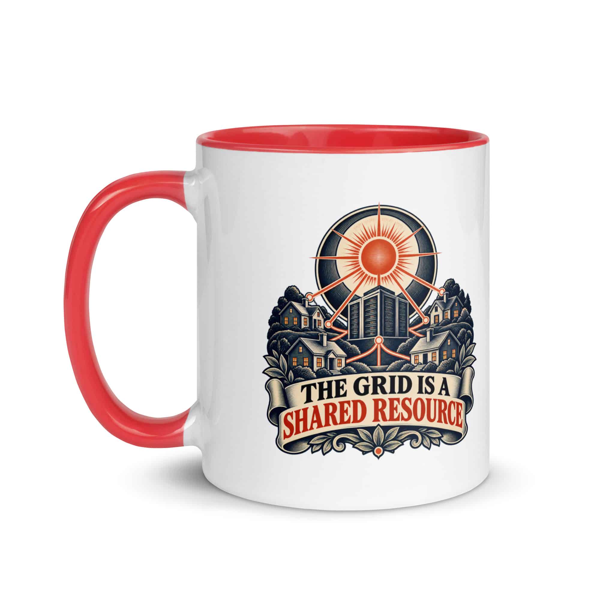 Color Inside Coffee Mug: The grid is a shared resource