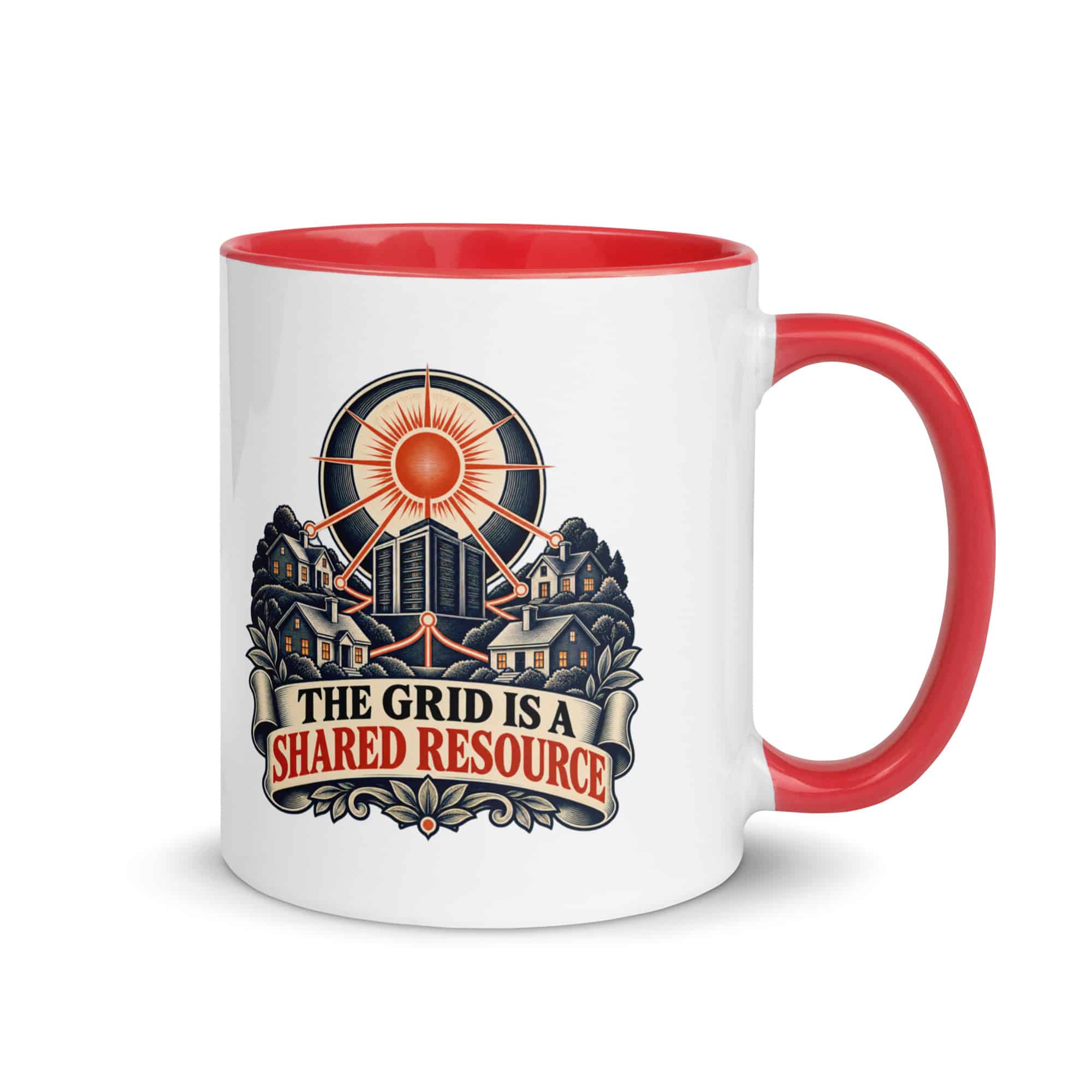Color Inside Coffee Mug: The grid is a shared resource