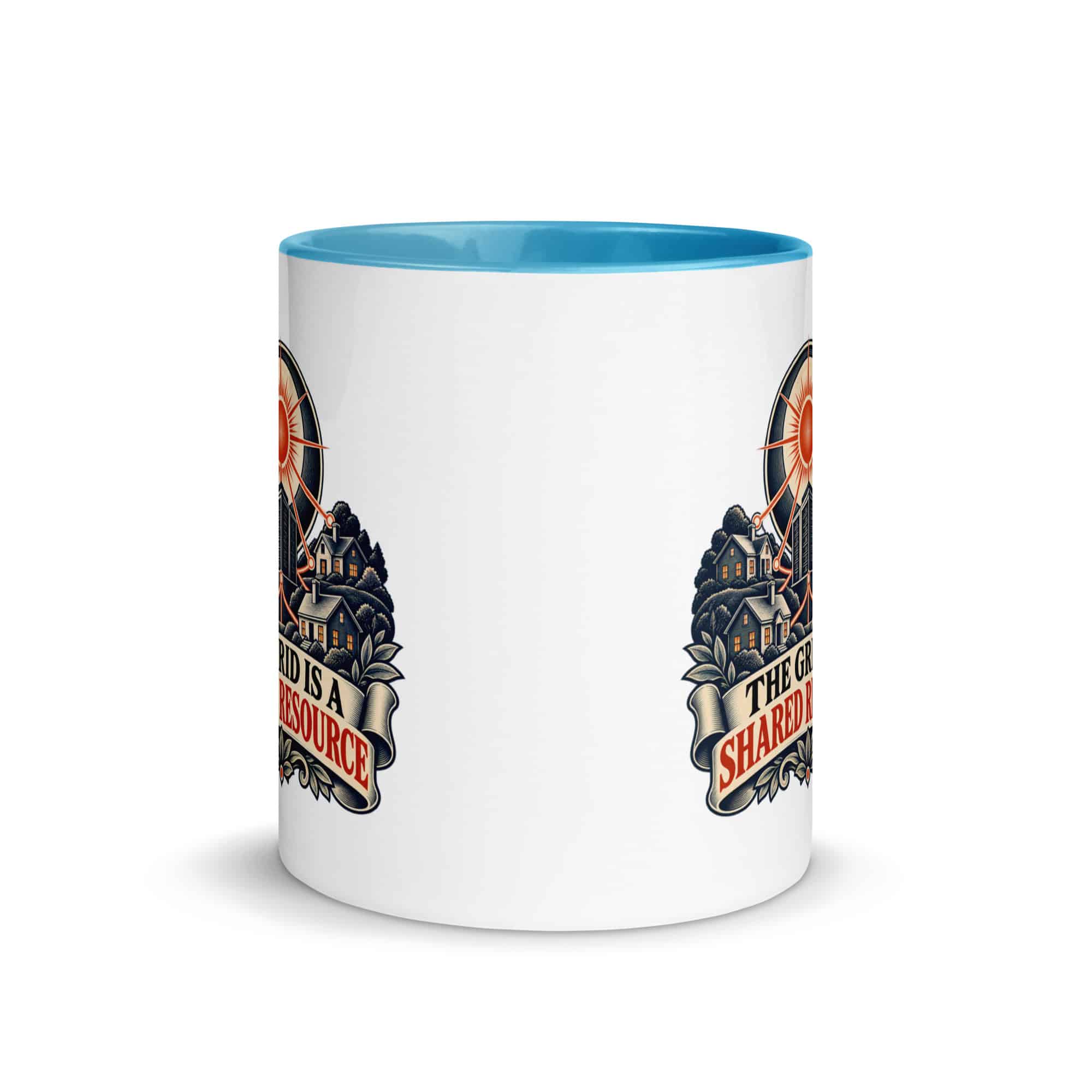 Color Inside Coffee Mug: The grid is a shared resource