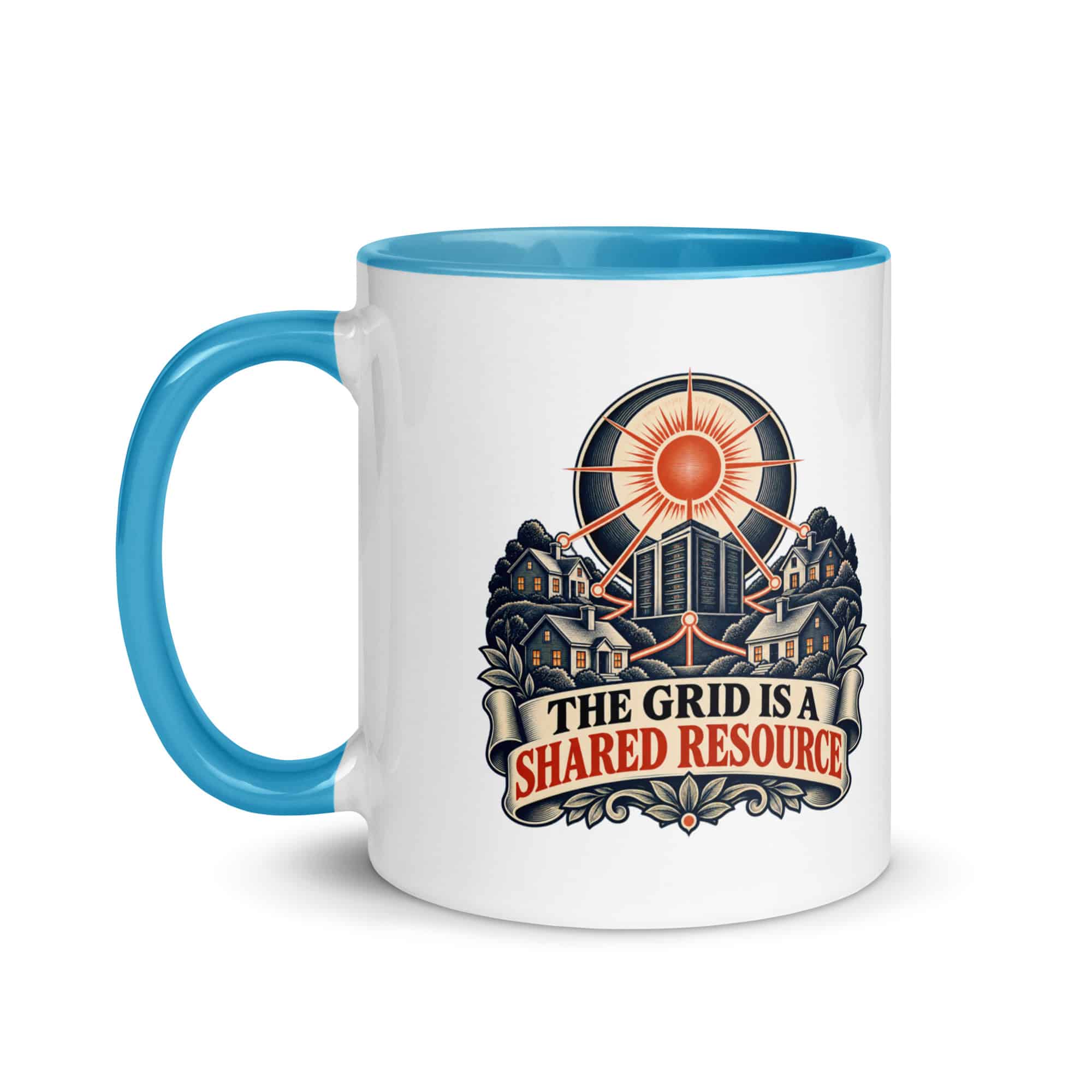 Color Inside Coffee Mug: The grid is a shared resource